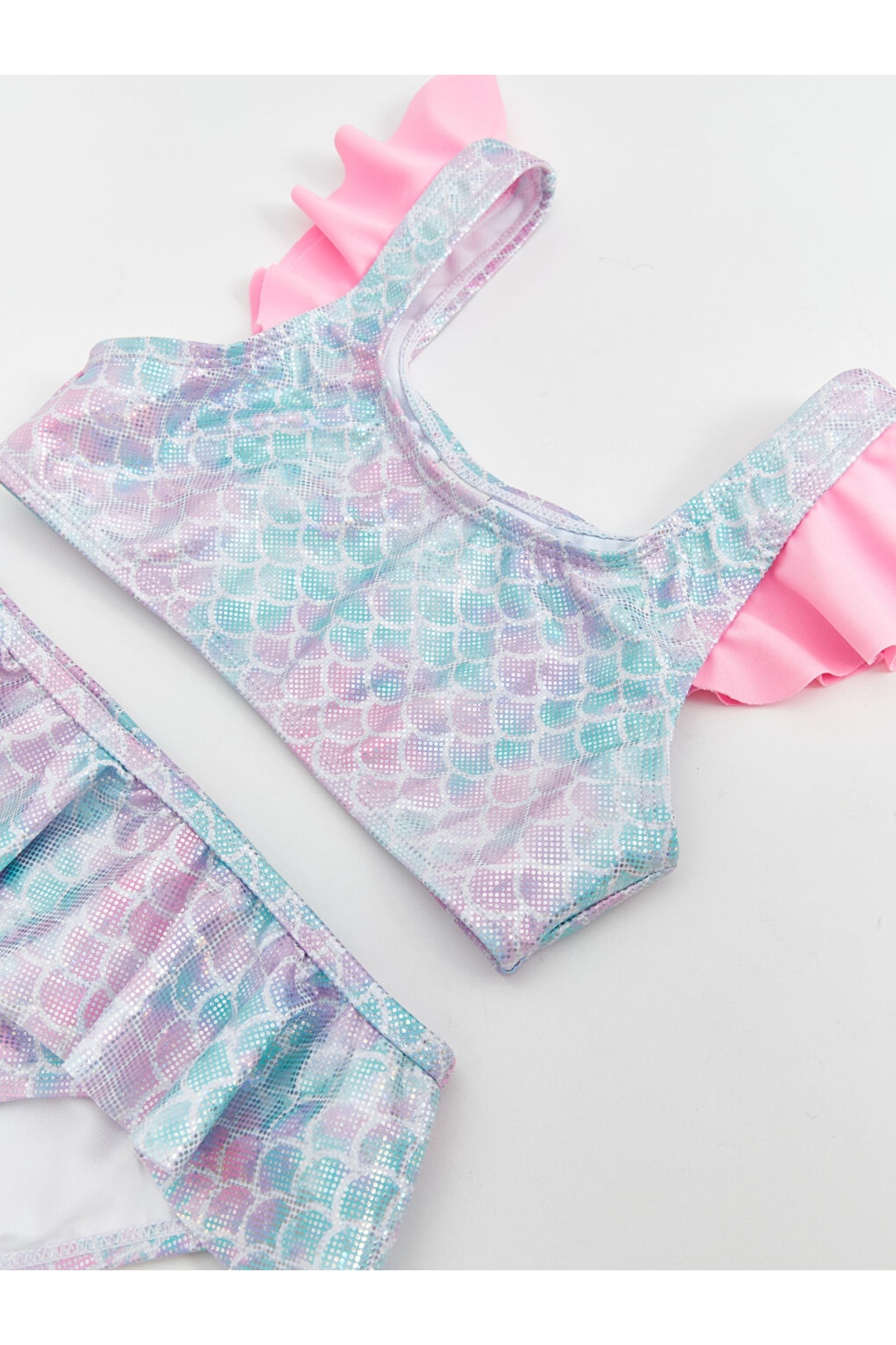 LC Waikiki LCW Kids Hızlı Kuruyan UV Korumalı Kız Çocuk Bikini fotoğrafı 3 (önizleme)