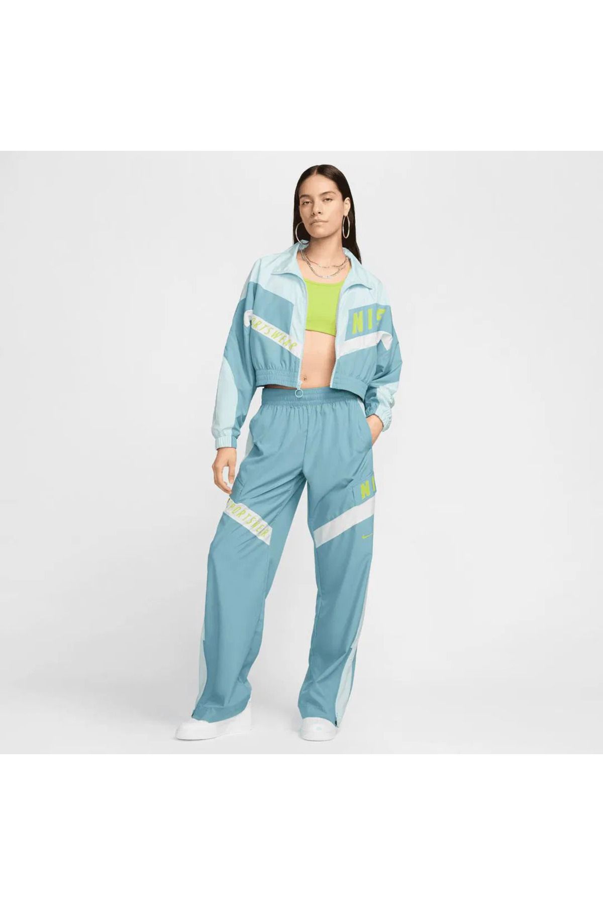 Nike Woven Os Pant High-Waisted Kadın Eşofman Altı