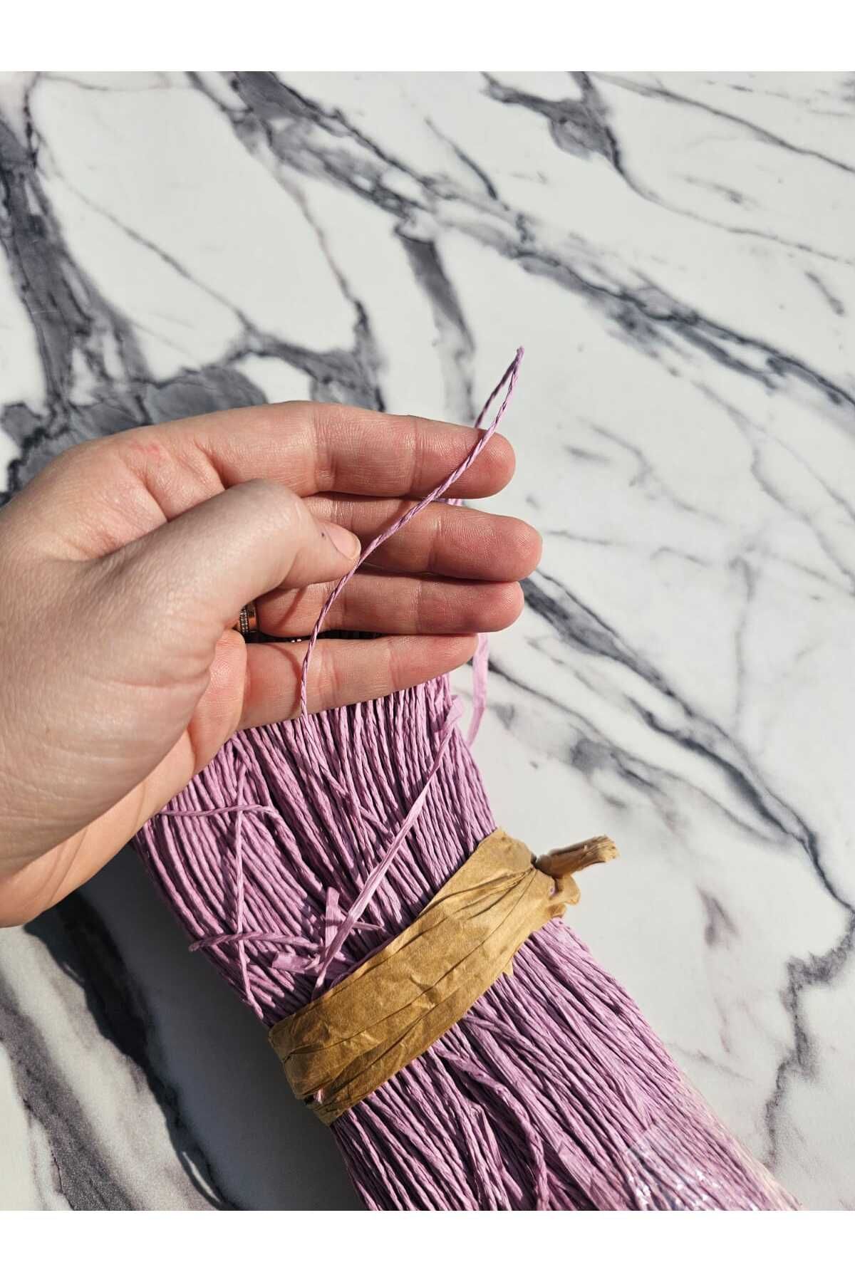 RENGARENK-First Quality Thin Winding Paper Thread 340Gr-355Gr Color No:9 Lilac 3