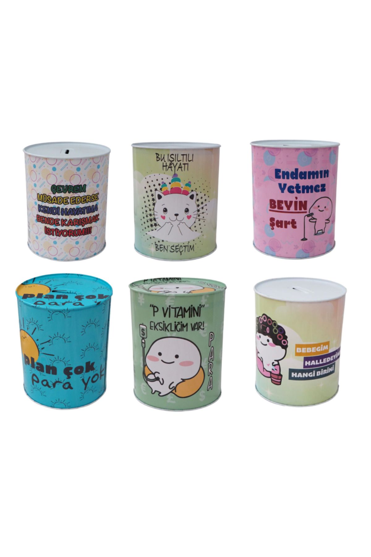 gnsstore Eh Metal Duygulu Kumbara -8- - Süs Eşya