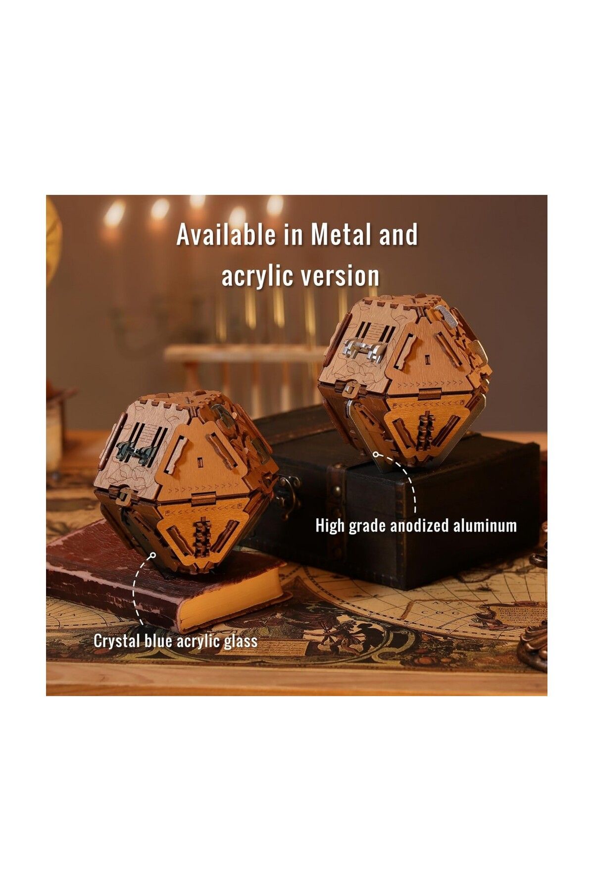 Robotime-Puzzle, Philosopher's Stone Acrylic Version - Escape Room Game, Potato Puzzle 5