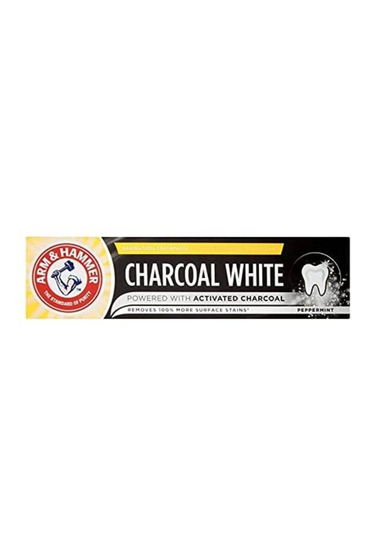 Arm&Hammer-Arm & Hammer Charcoal White Activated Charcoal Whitening Toothpaste with Baking Soda and Mint Flavor 75ml 1