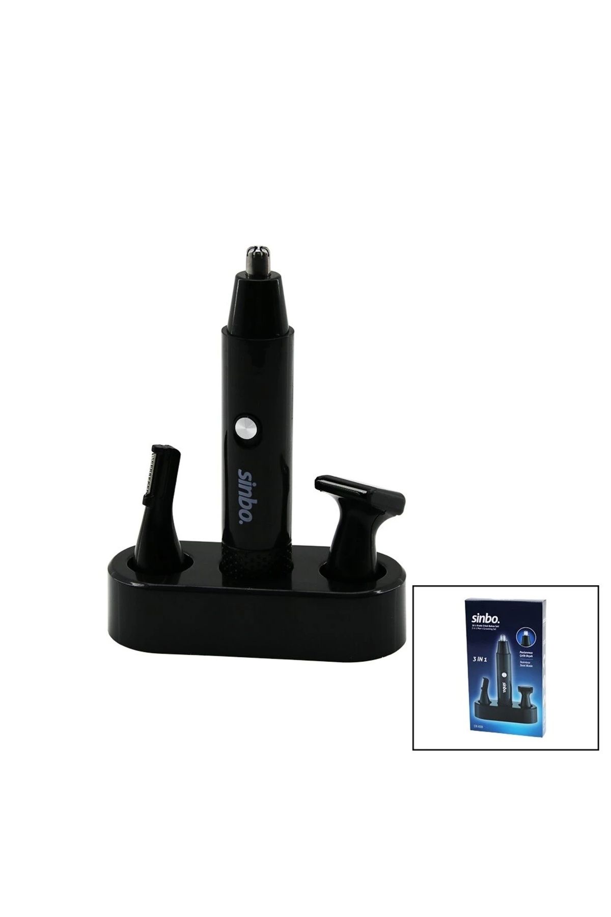 BIGBOYCL 3In1 Pilli Kişisel Kıl Temizleme Cihazı Kıl Tüy Alma - Sakal Düzeltme - Kaş Düzeltme Str-4939