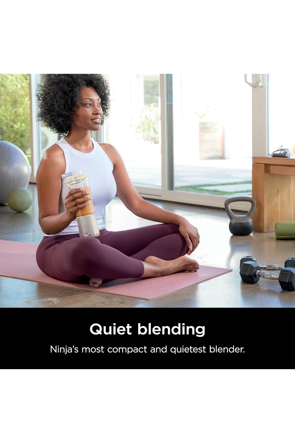 NINJA-Blast Portable Blender, Cordless, Vanilla Bean, BC151VB 5