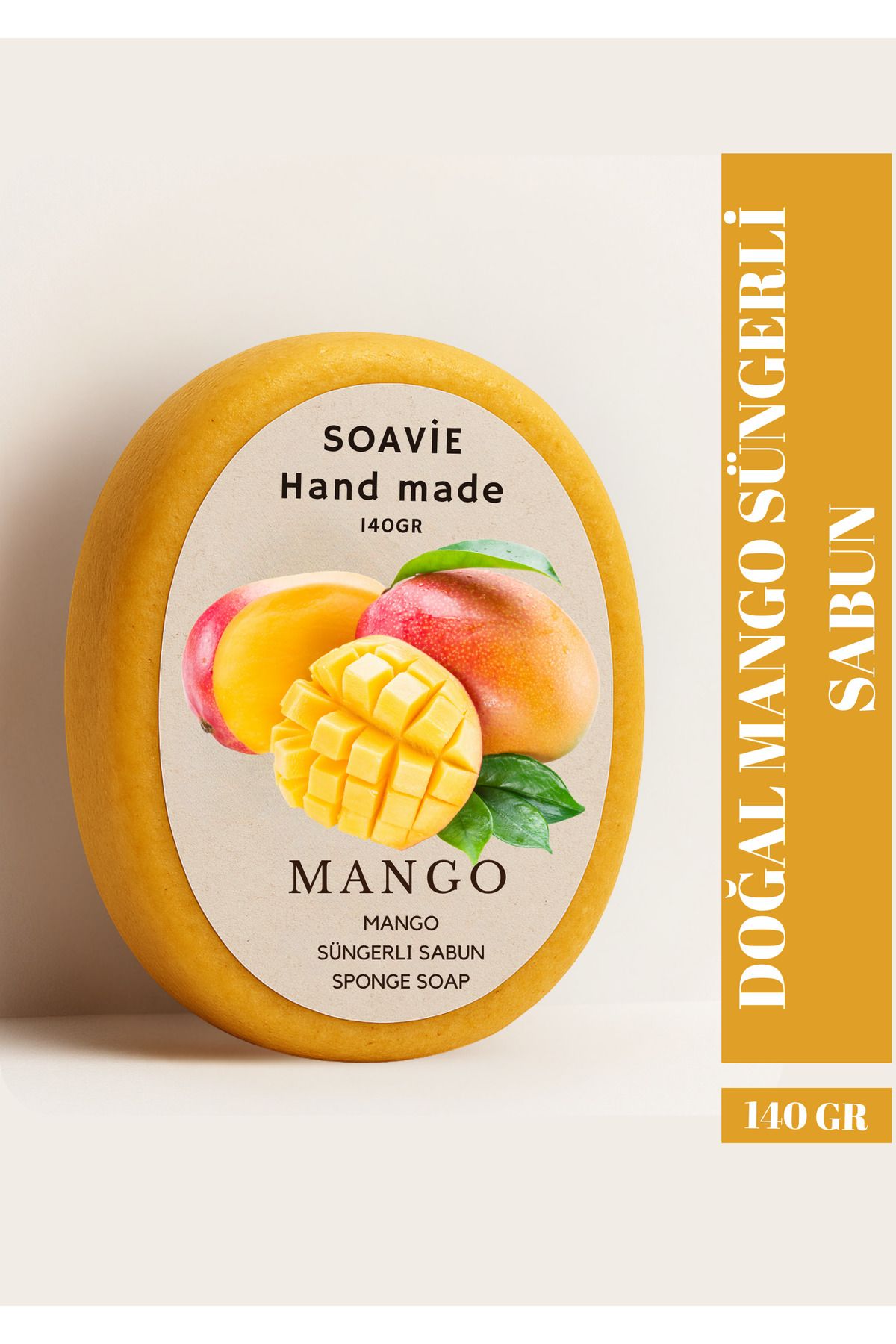 SOAVİE Mango Özlü Süngerli Sabun