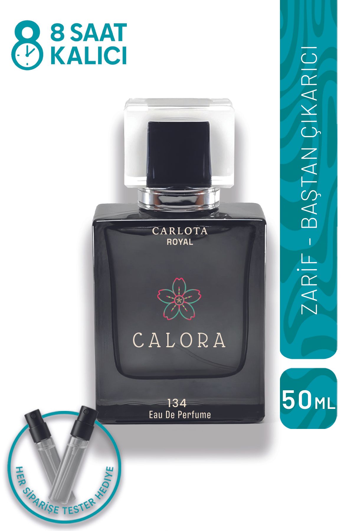 MATEO CALORA 50ml Kadın Parfüm EDP 134 | Ferah Narenciye Baharat Koku | Royal Seri