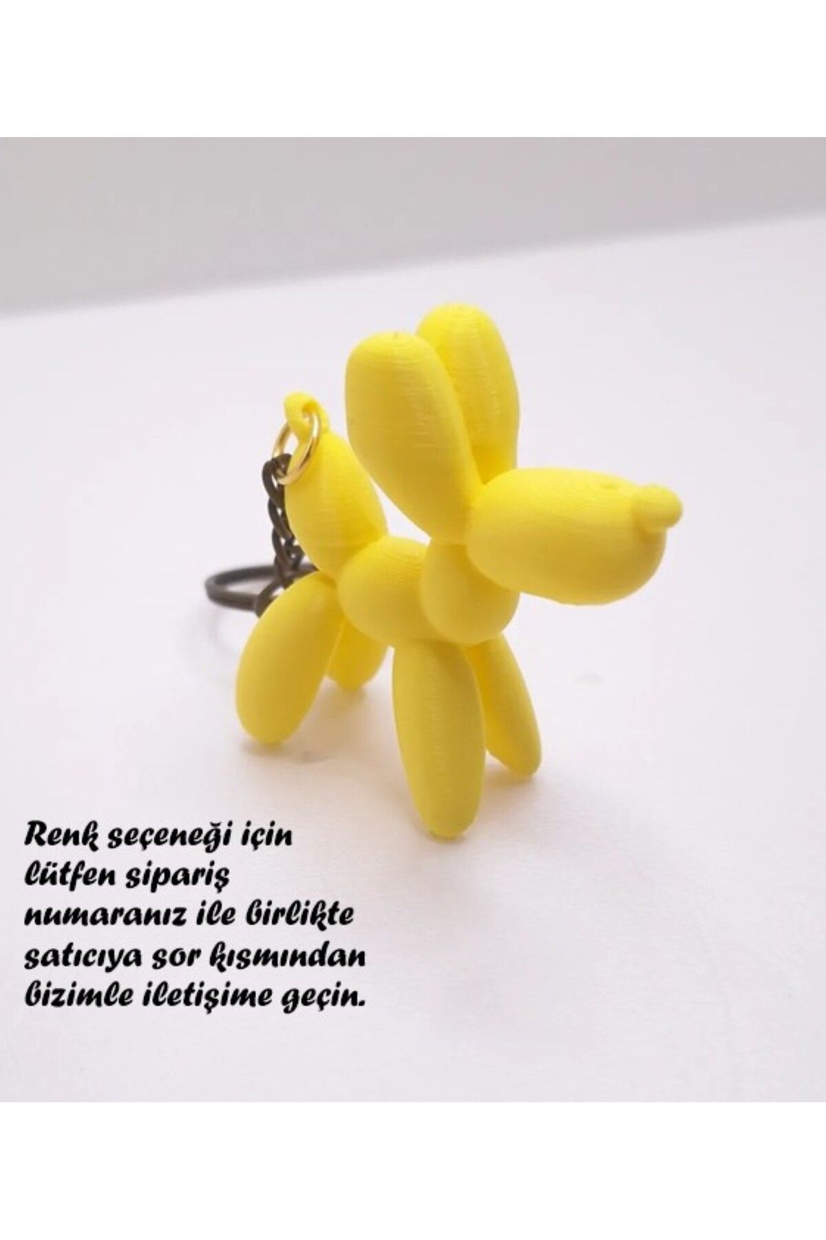 genomera Balon Köpek Anahtarlık