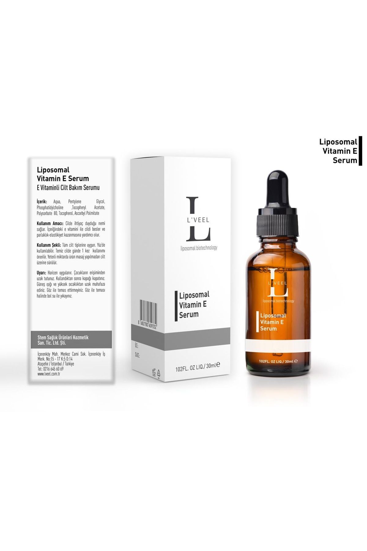 L'VEEL Liposomal Vitamin Serum E / E Vitaminli Serum