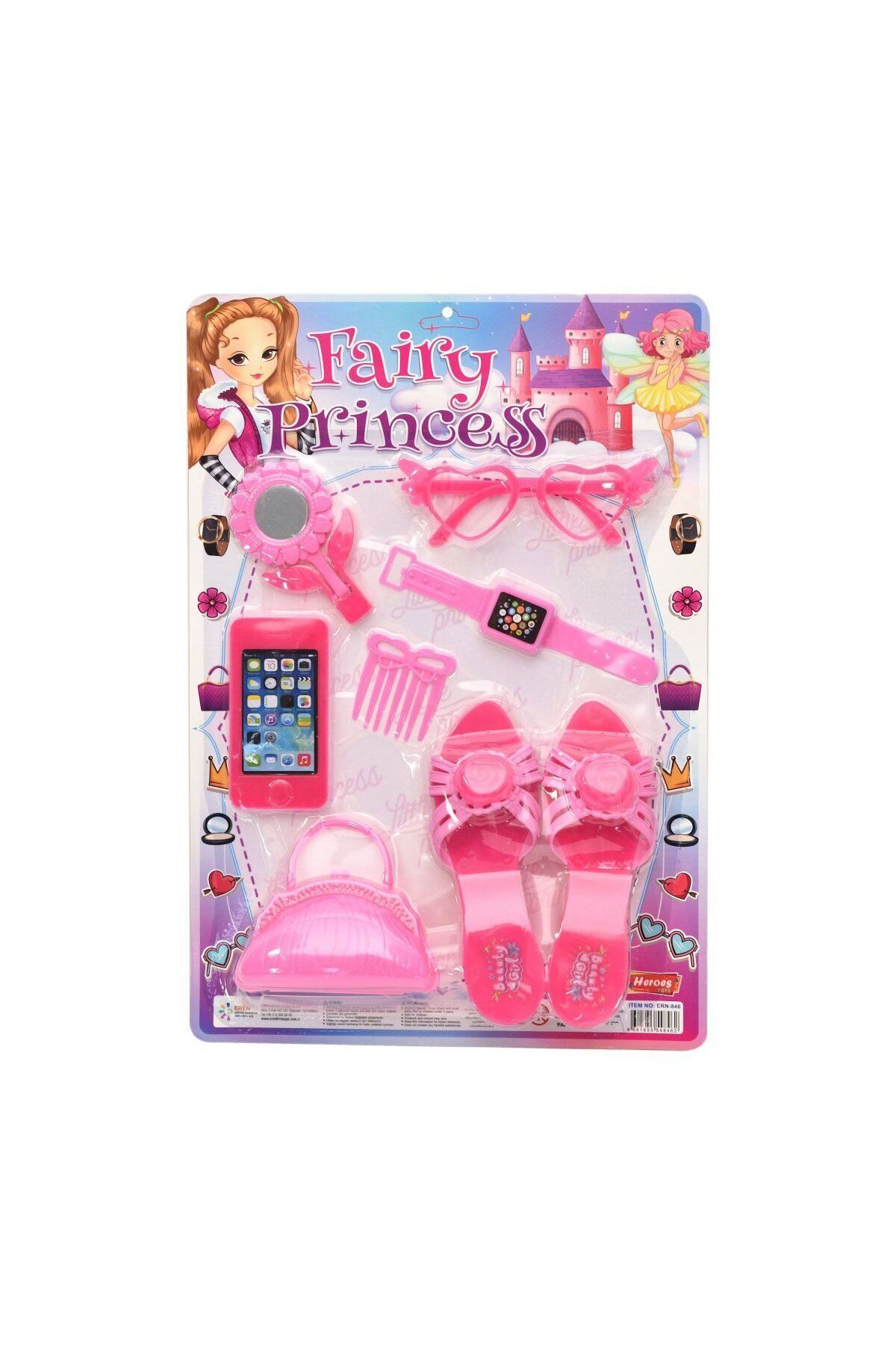 merland benvecocuk ERN-846 Heroes Toys Terlikli Güzellik Seti - Eren Eğitici Oyuncak