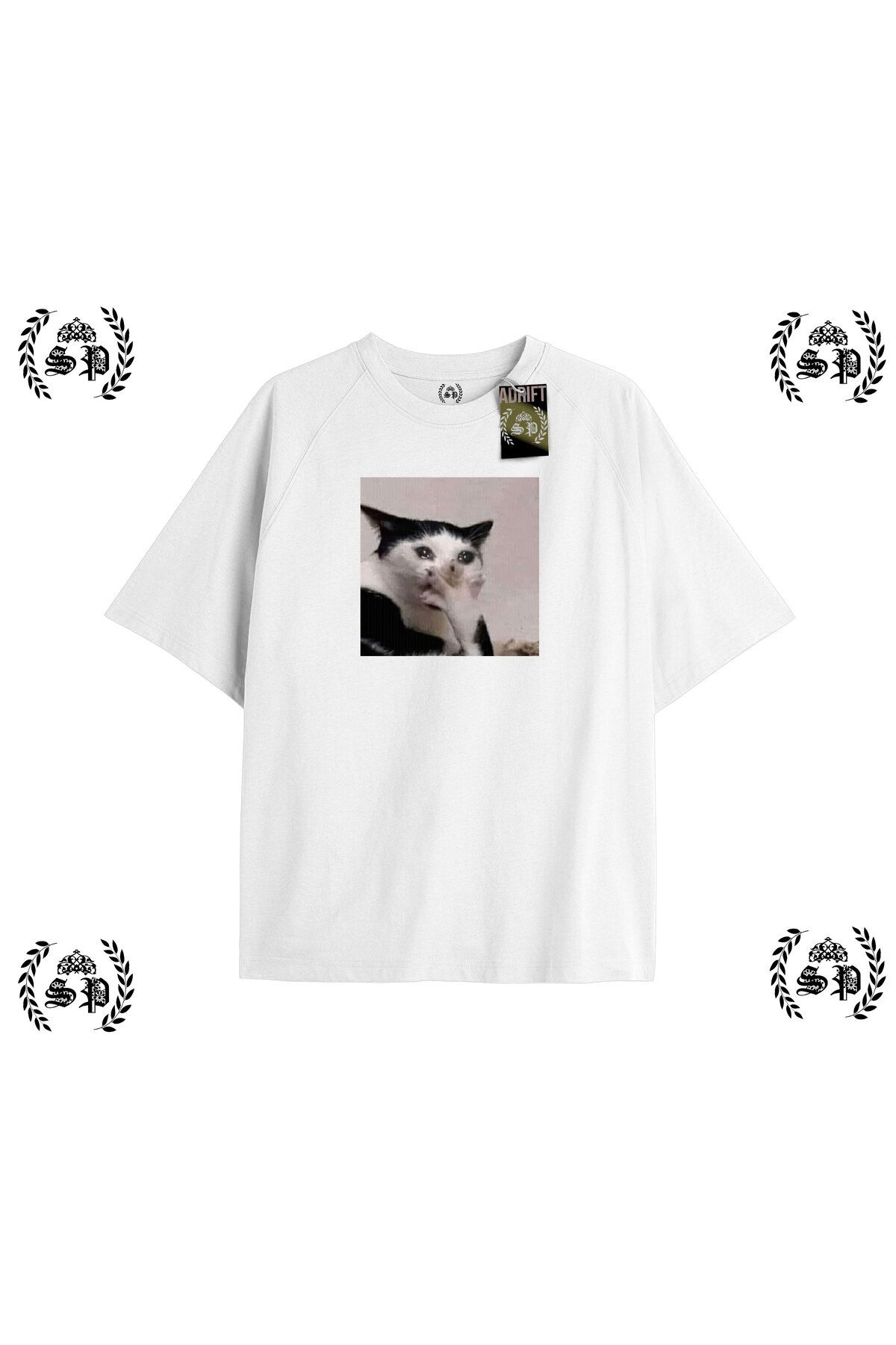 Tarzsokak Y2k Funny Baskılı Beyaz T-shirt