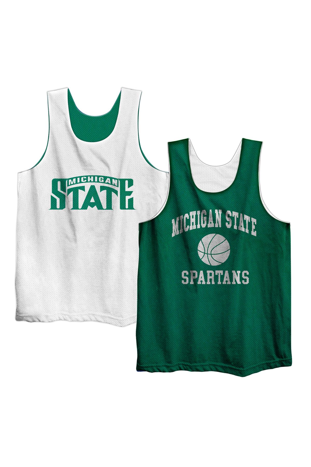 usateamfans Michigan State Çift Taraflı Mesh Forma