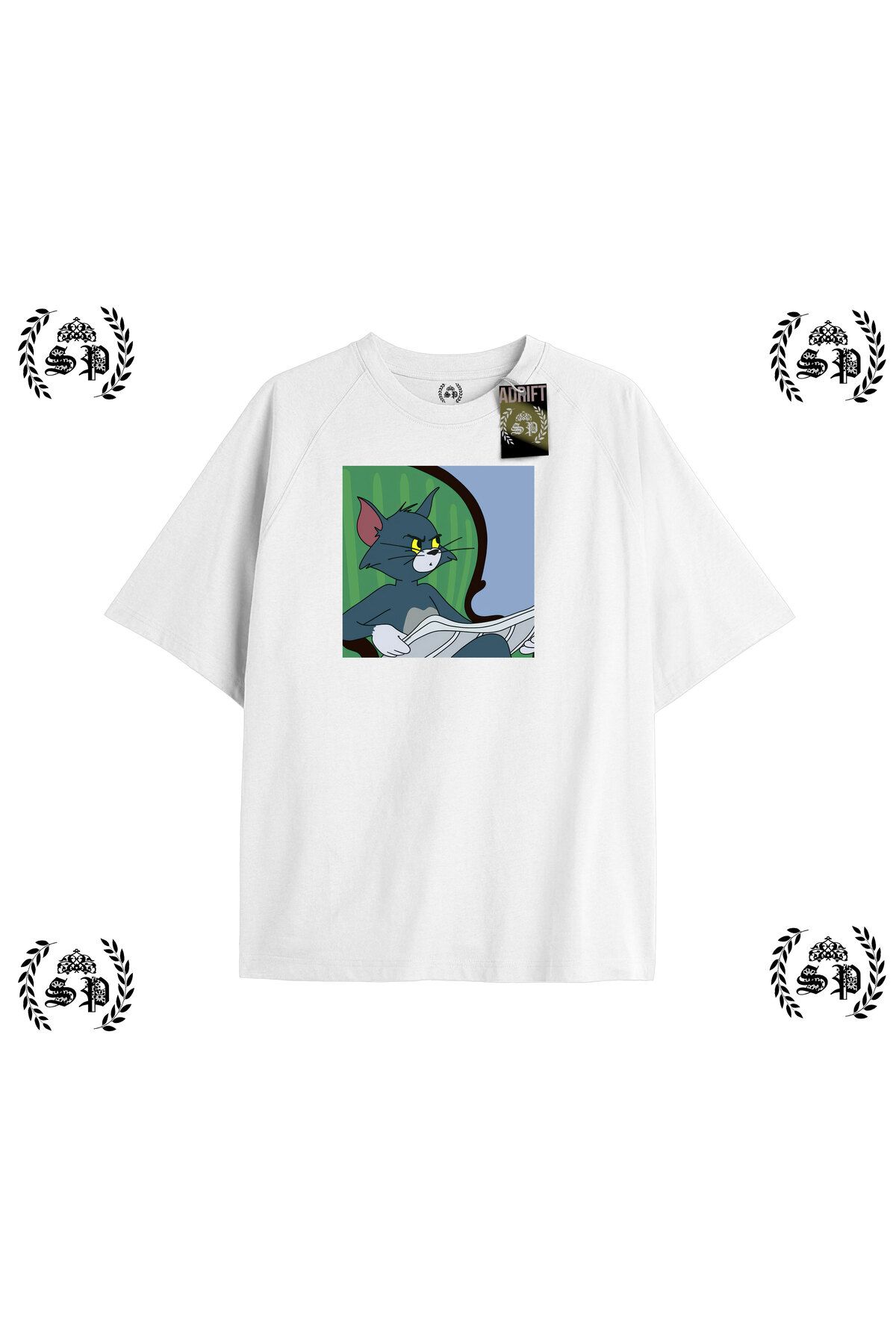 Tarzsokak Y2k Funny Baskılı Beyaz T-shirt