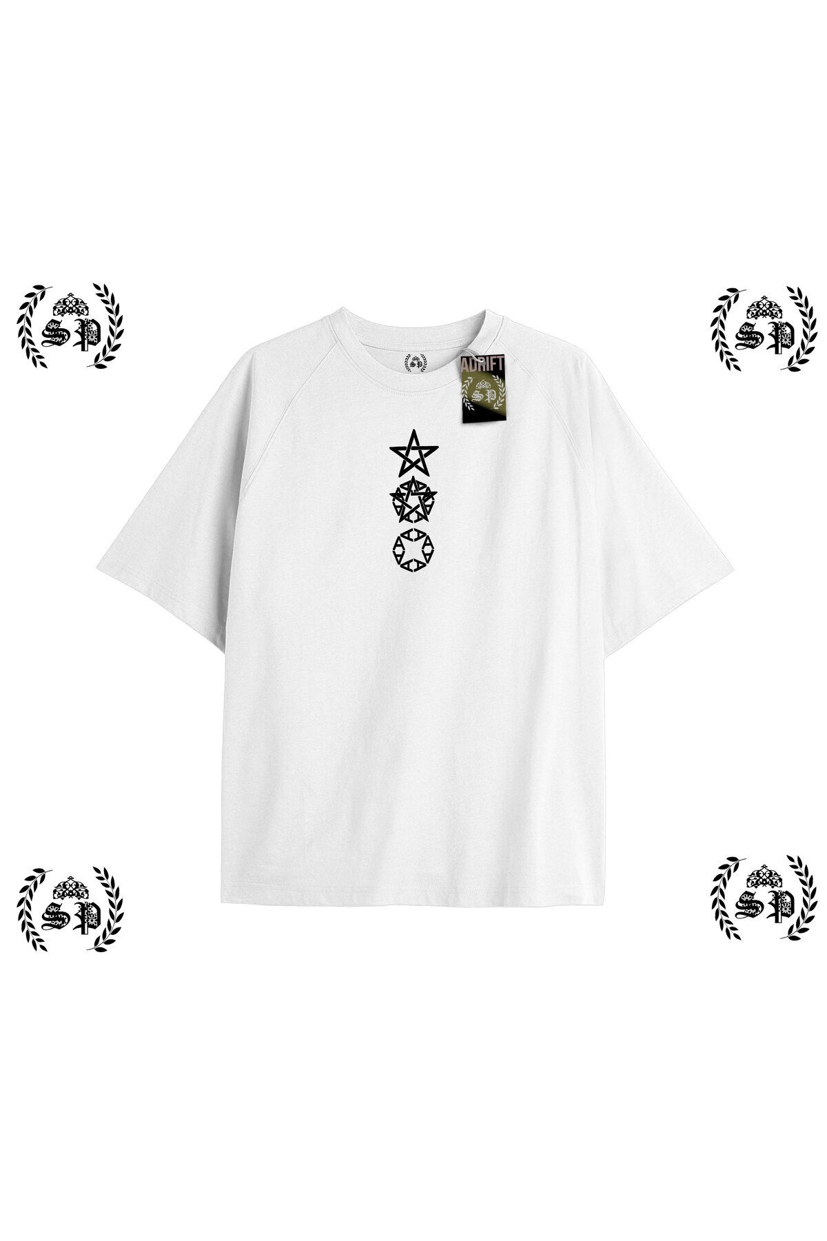 Tarzsokak Y2k Destroy Lonely Baskılı Beyaz T-shirt