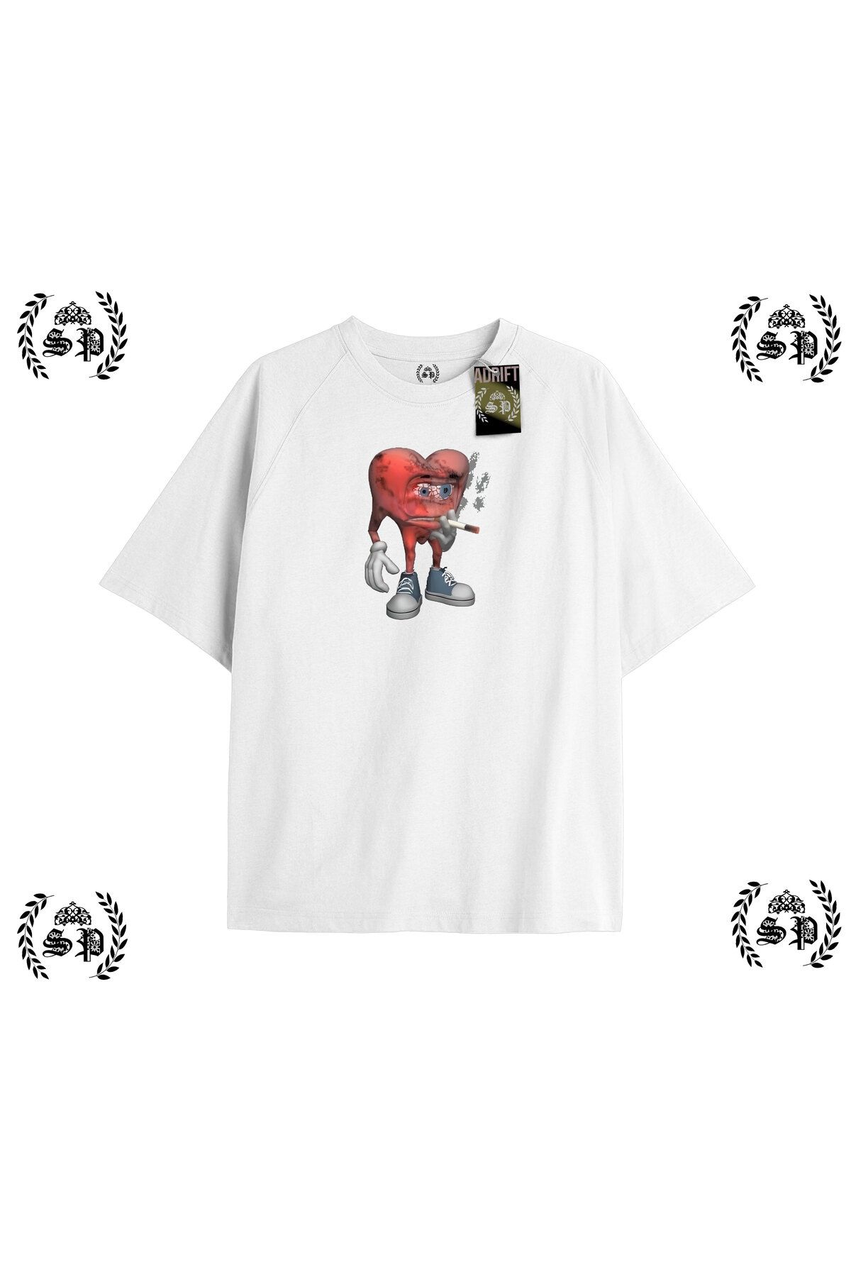 Tarzsokak Y2k Funny Baskılı Beyaz T-shirt