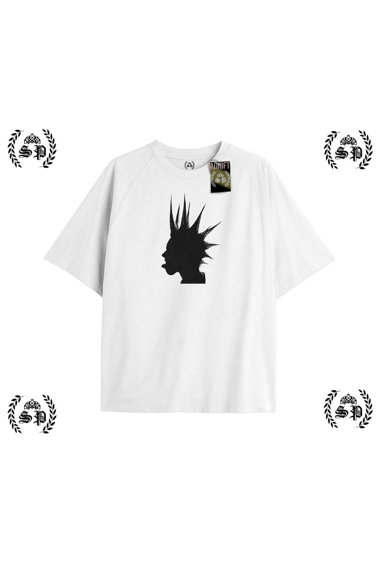 Tarzsokak Y2k Liluzi Baskılı Beyaz T-shirt