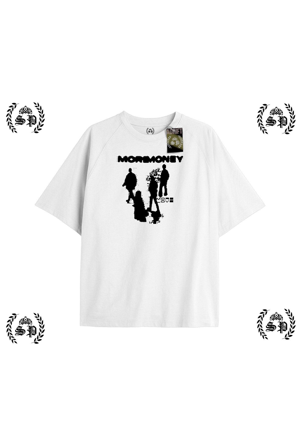 Tarzsokak Y2k Chrome Baskılı Beyaz T-shirt
