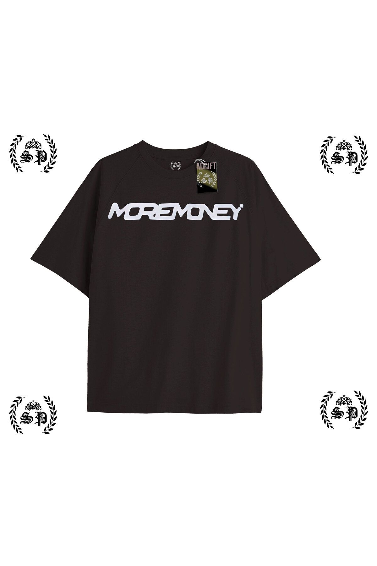Tarzsokak Y2k Chrome Baskılı Siyah T-shirt