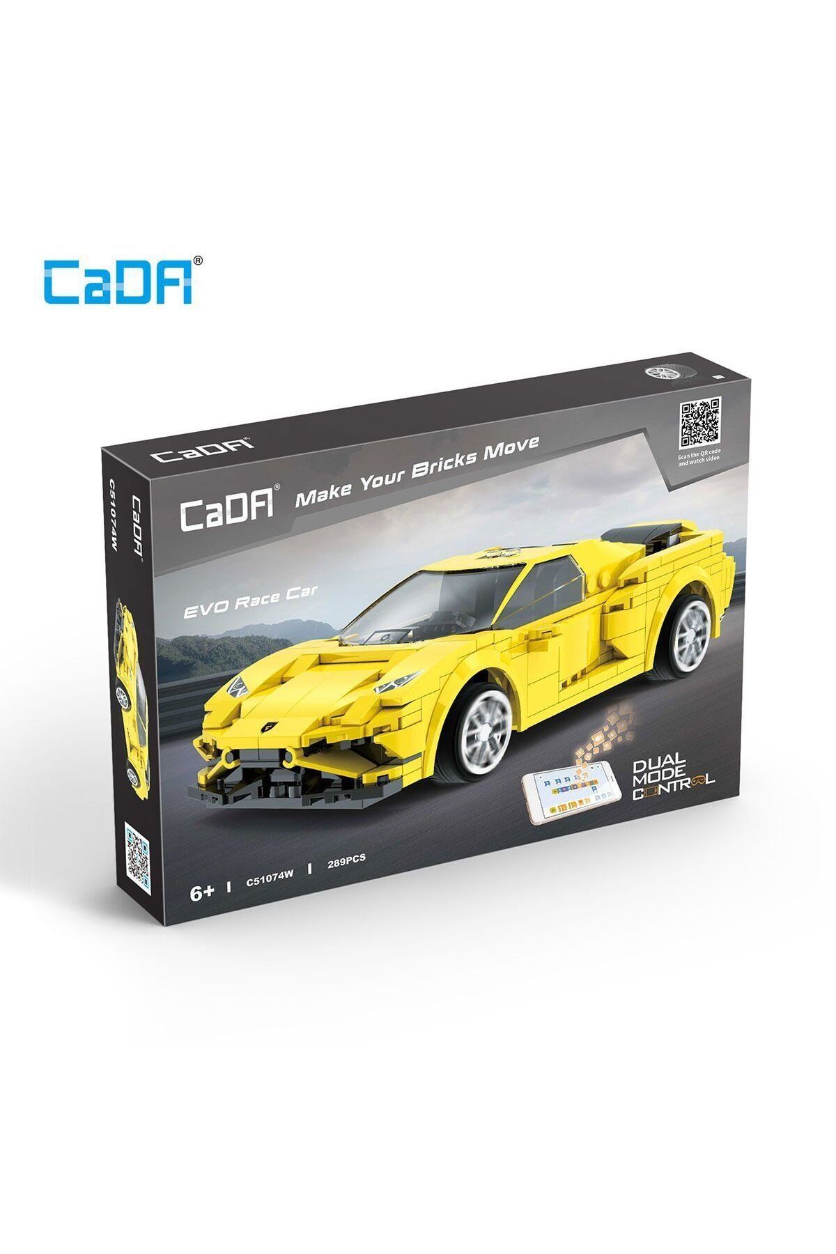 merland benvecocuk C51074W Cada EVO Race Car Blok Seti 289 Parça -Vagon life