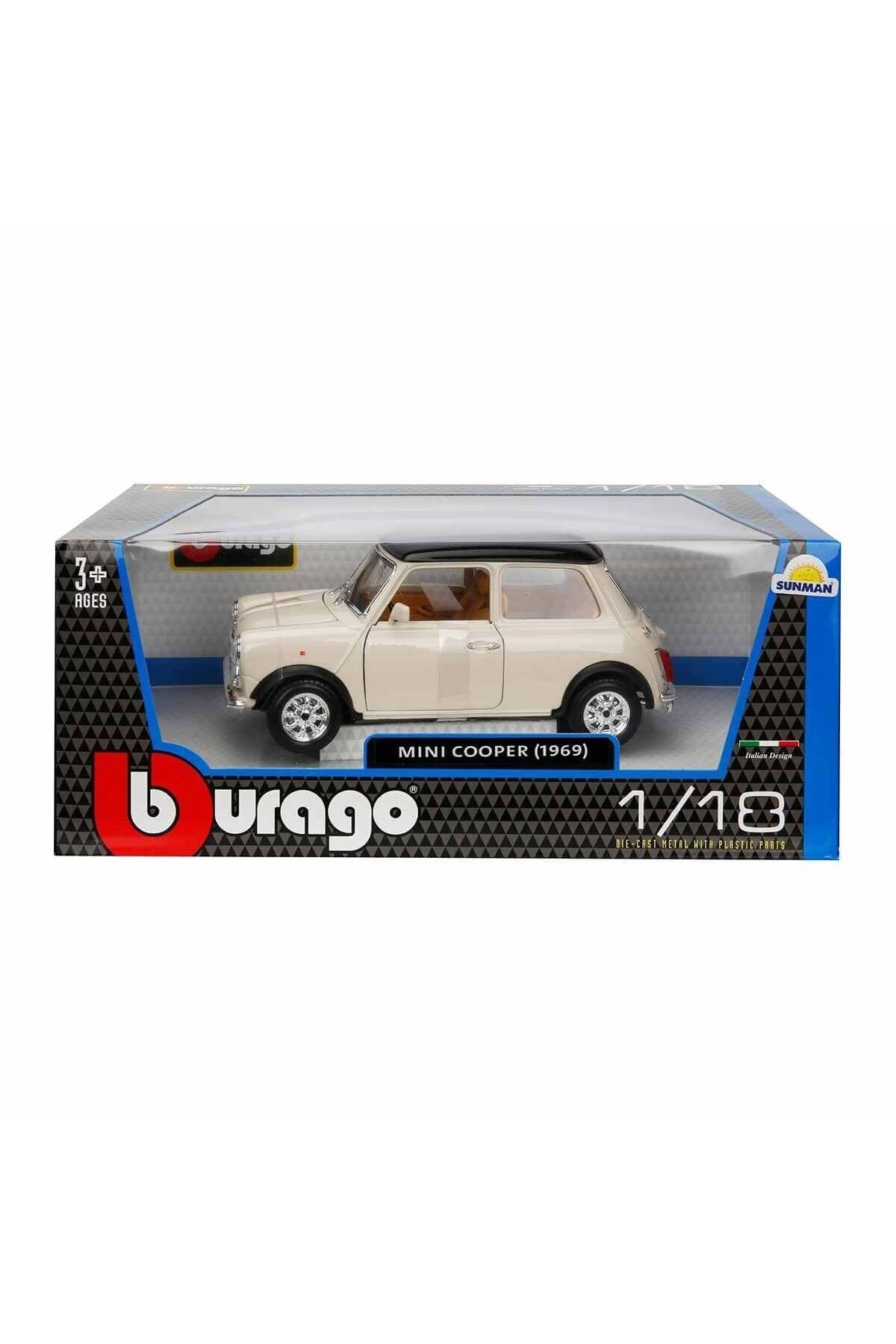 merland benvecocuk 12036 Sunman, 1:18 Mini Cooper 1969 Model Araba