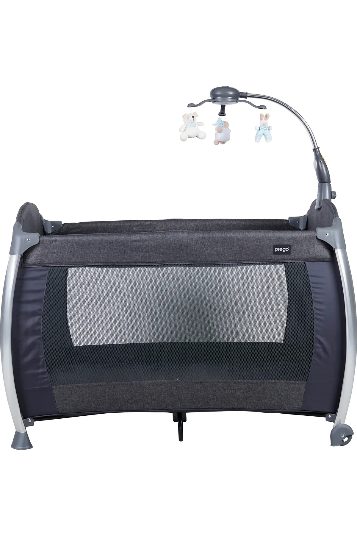 Prego 70*110 Alüminyum Kalın İskelet Dönence ve Alt Açmalı Park Yatak Oyun Parkı Beşik+ Yatak+ Oyuncak fotoğrafı 7 (önizleme)