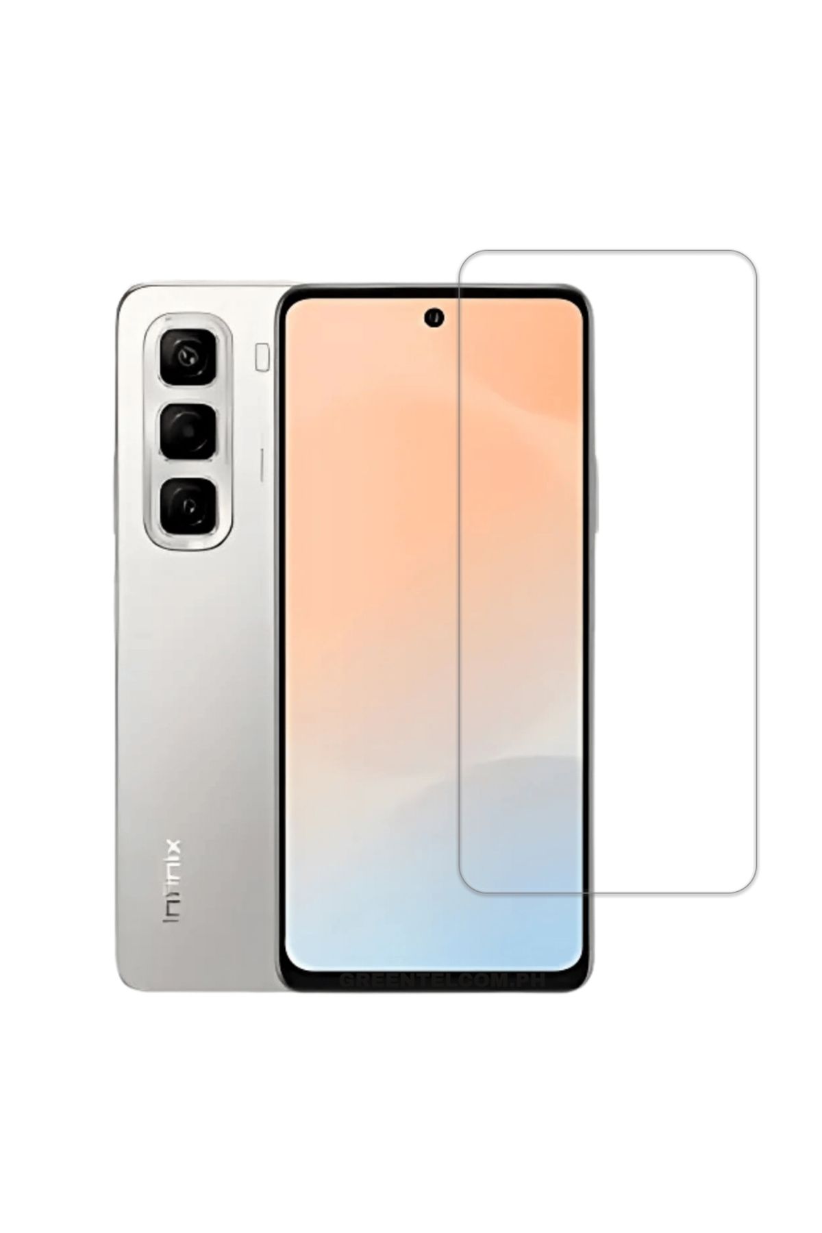 TechnoZone Infinix Hot 50 Uyumlu Kırılmaz Ekran Koruyucu Temperli Cam