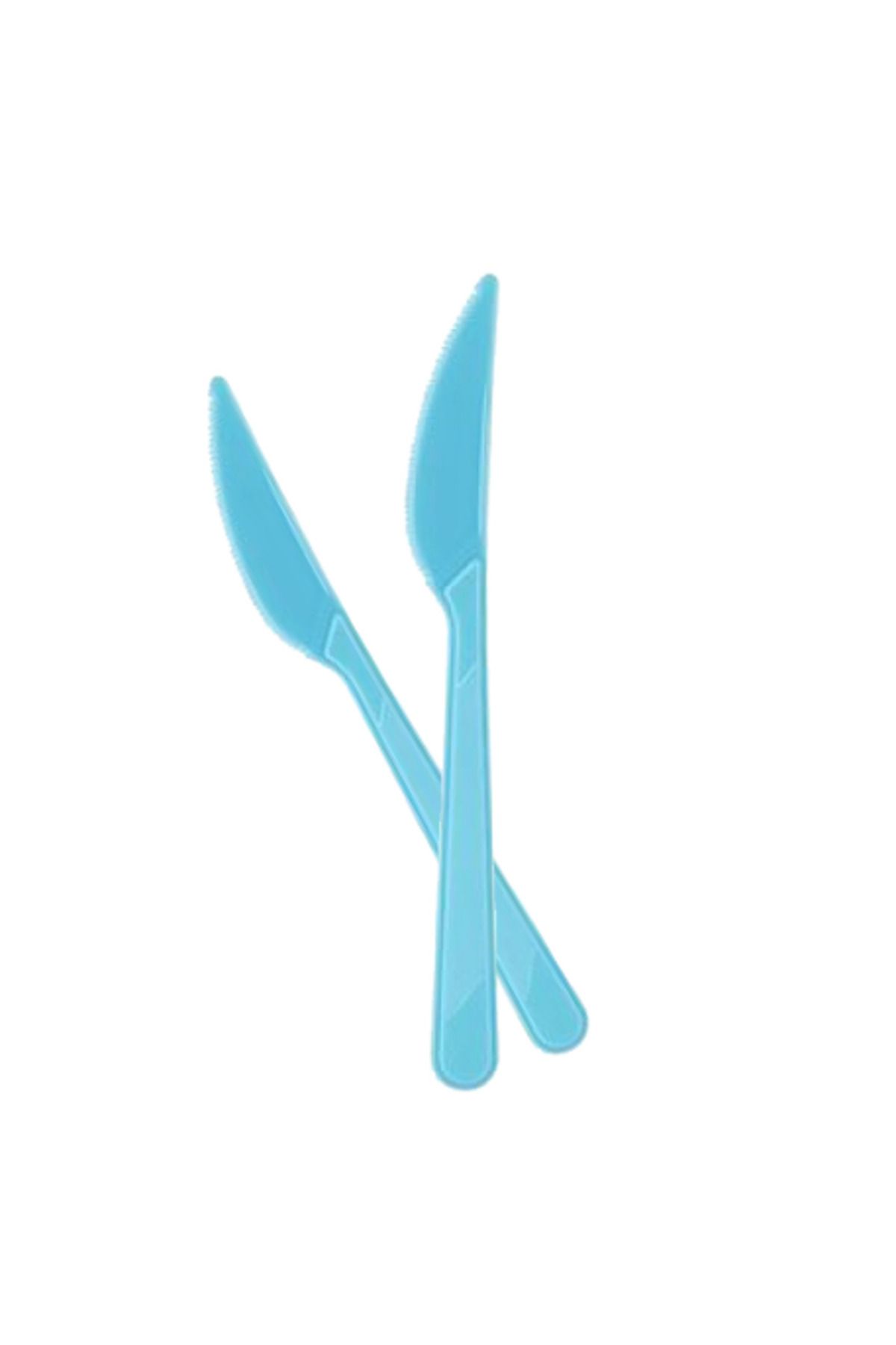 gnsstore Kika Plastik Bıçak 25li -Açık Mavi-