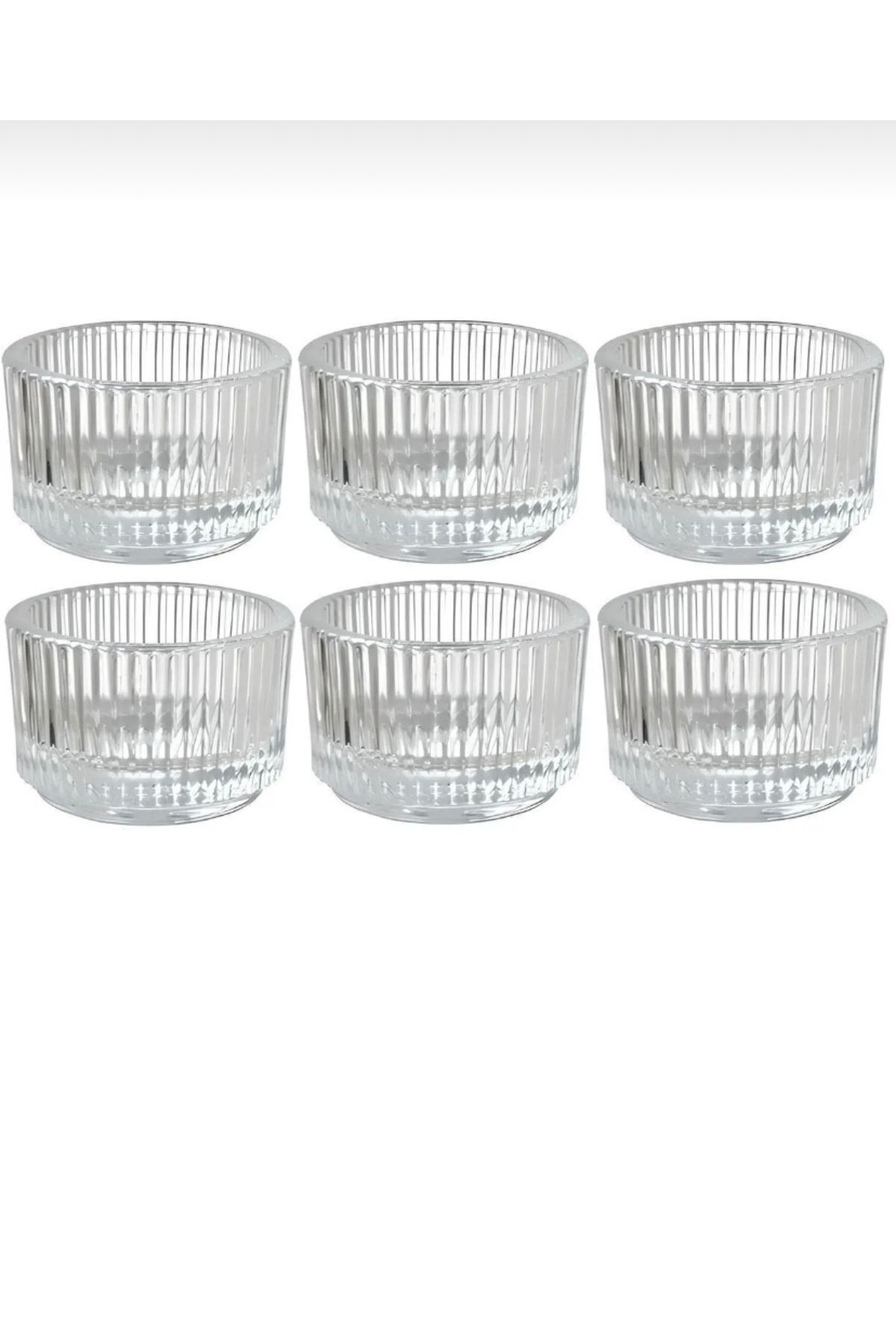 IKEA Fınsmak tealıght, saydam cam, 3.5cm 1 adet