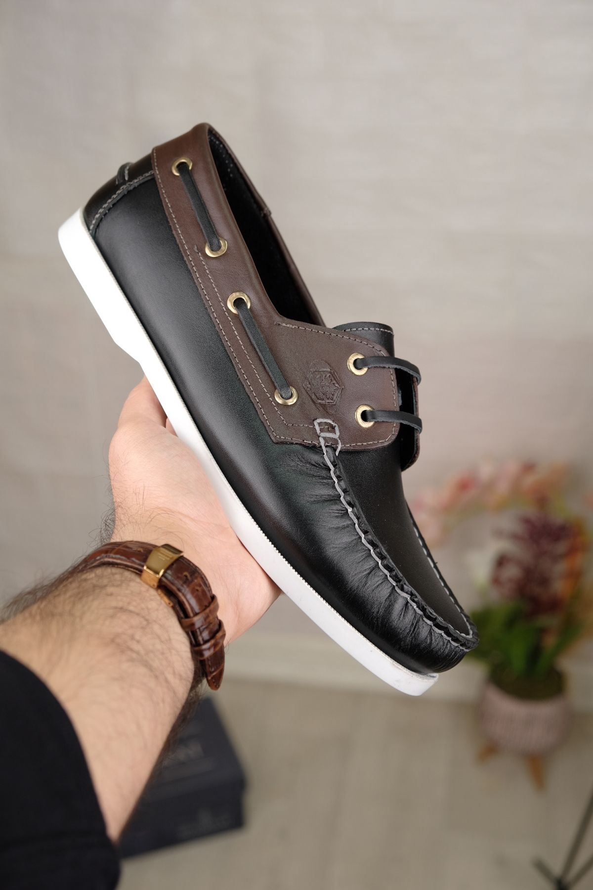 Leathermens Hakiki Deri, Koku Ve Terleme Yapmaz Erkek Ayakkabı