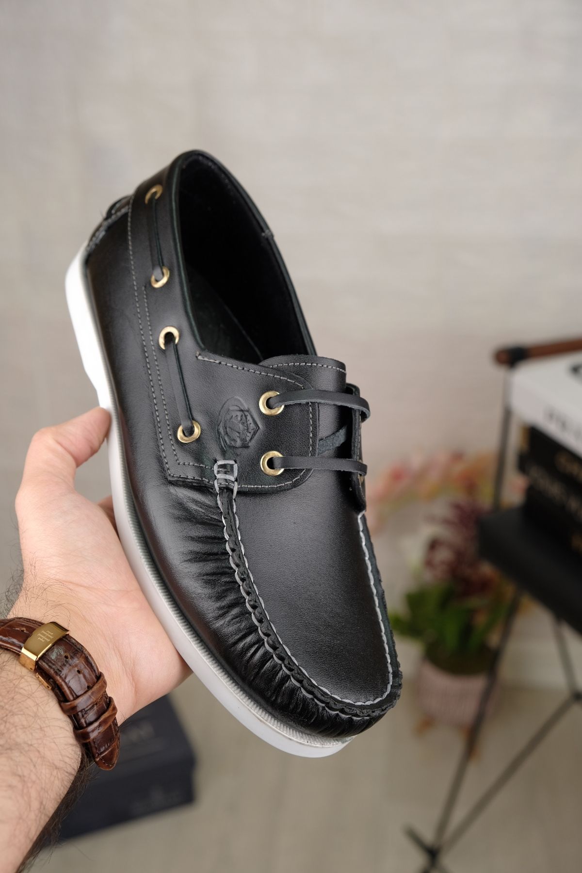 Leathermens Hakiki Deri, Koku Ve Terleme Yapmaz Erkek Ayakkabı