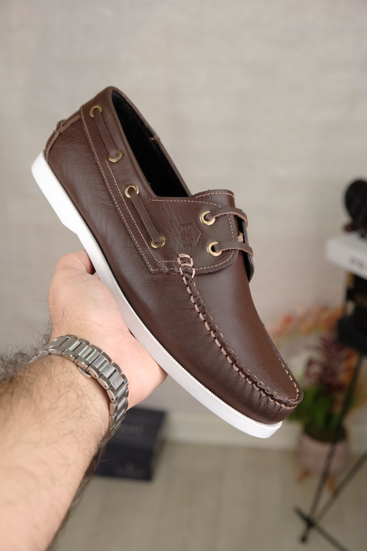 Leathermens Hakiki Deri, Koku Ve Terleme Yapmaz Erkek Ayakkabı