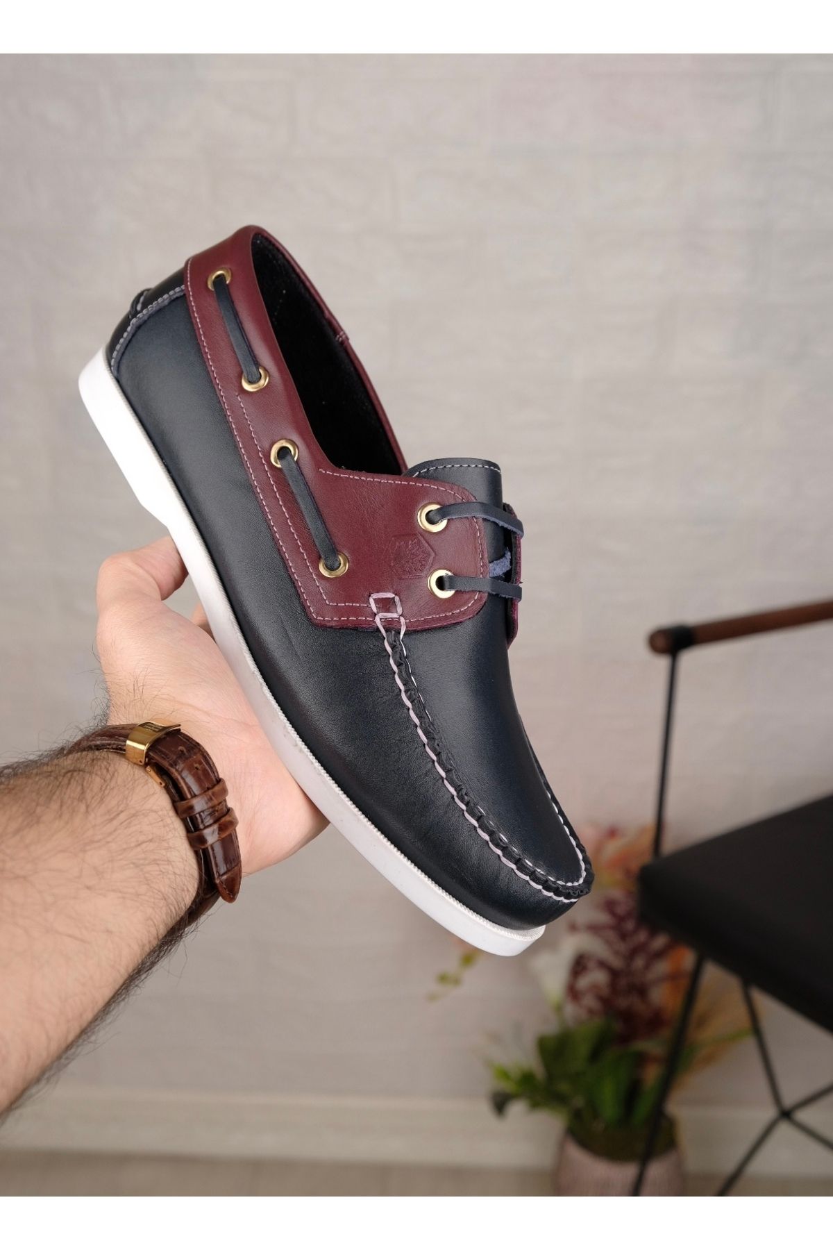 Leathermens Hakiki Deri, Koku Ve Terleme Yapmaz Erkek Ayakkabı