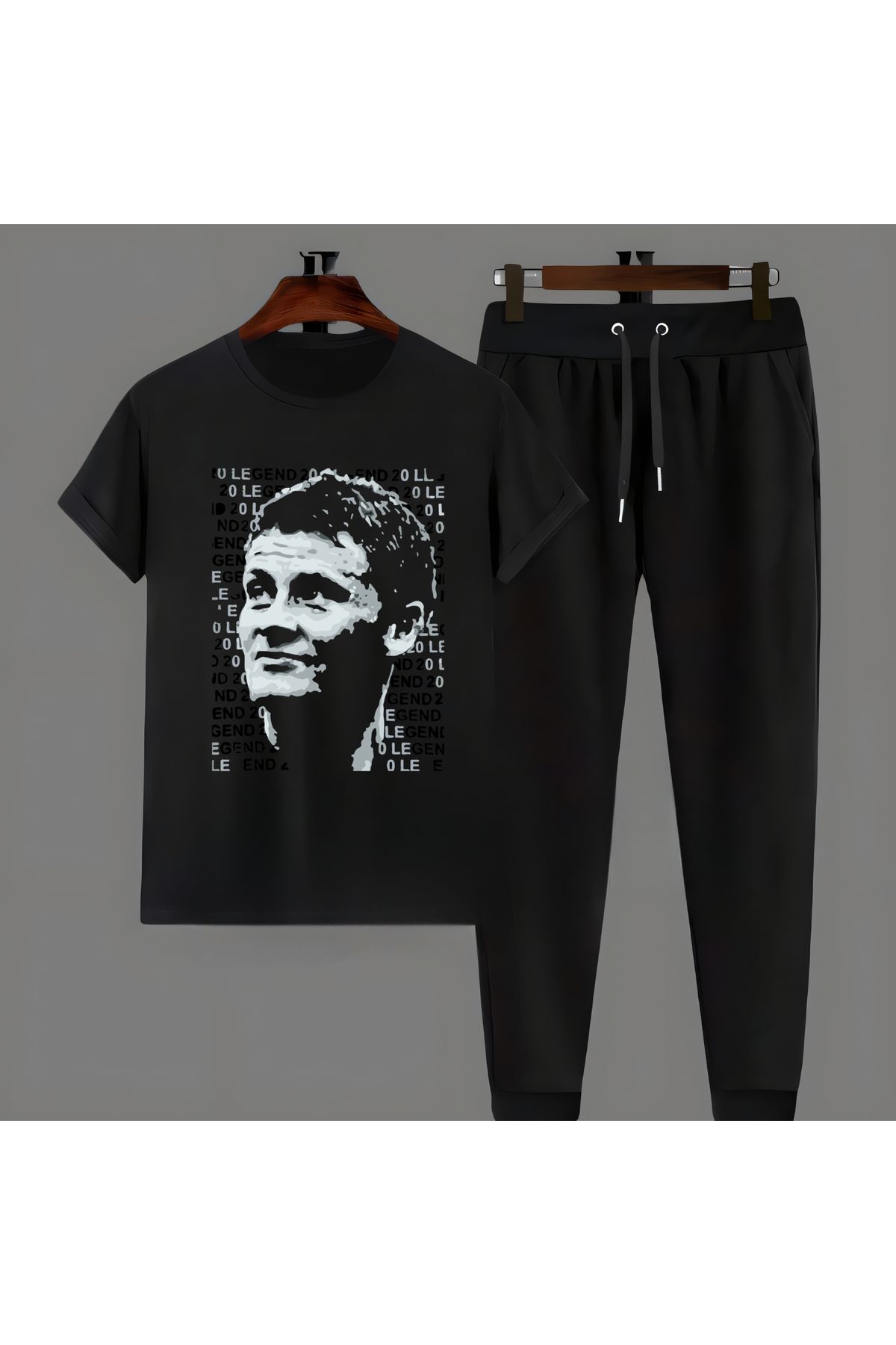 Biy Store Ole Gunnar Solskjaer fotograflı antrenör forma baskılı kısa kollu spor tişört unisex t-shirt eşofman
