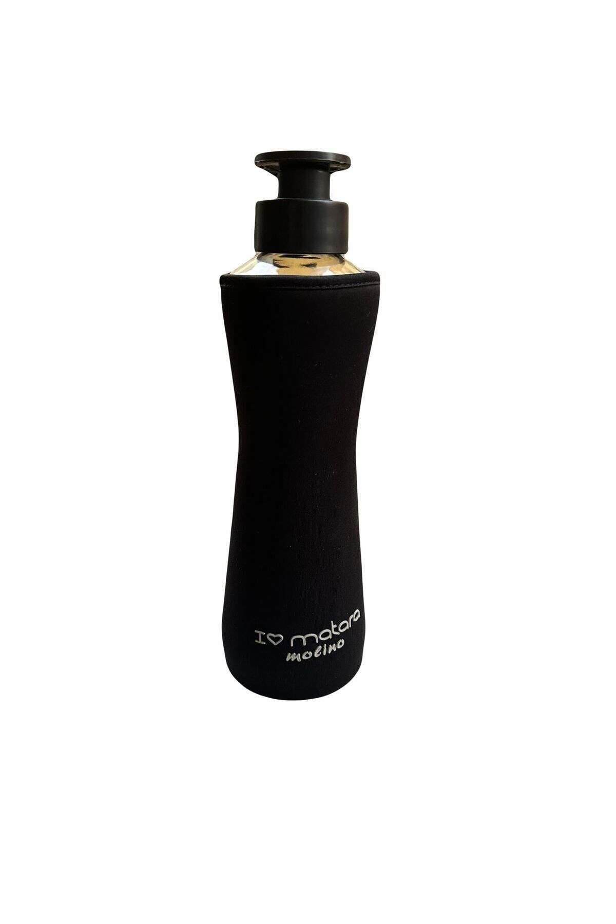musellife İnce Ağızlı Kılıflı Cam Suluk & Matara 750 ml