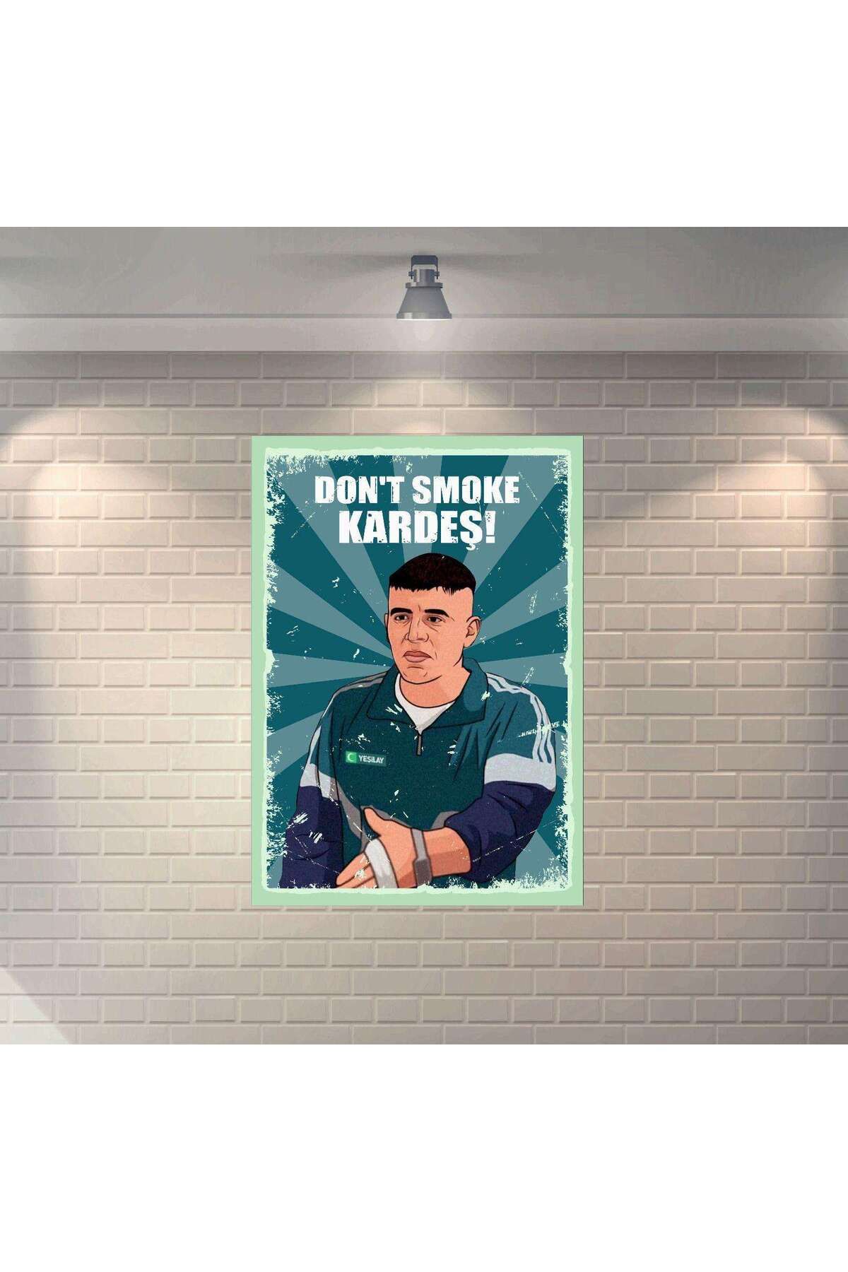 BBO REKLAM Cio Baba Dont Smoke Kardeş ! Retro MDF Duvar Dekarasyon Tablosu