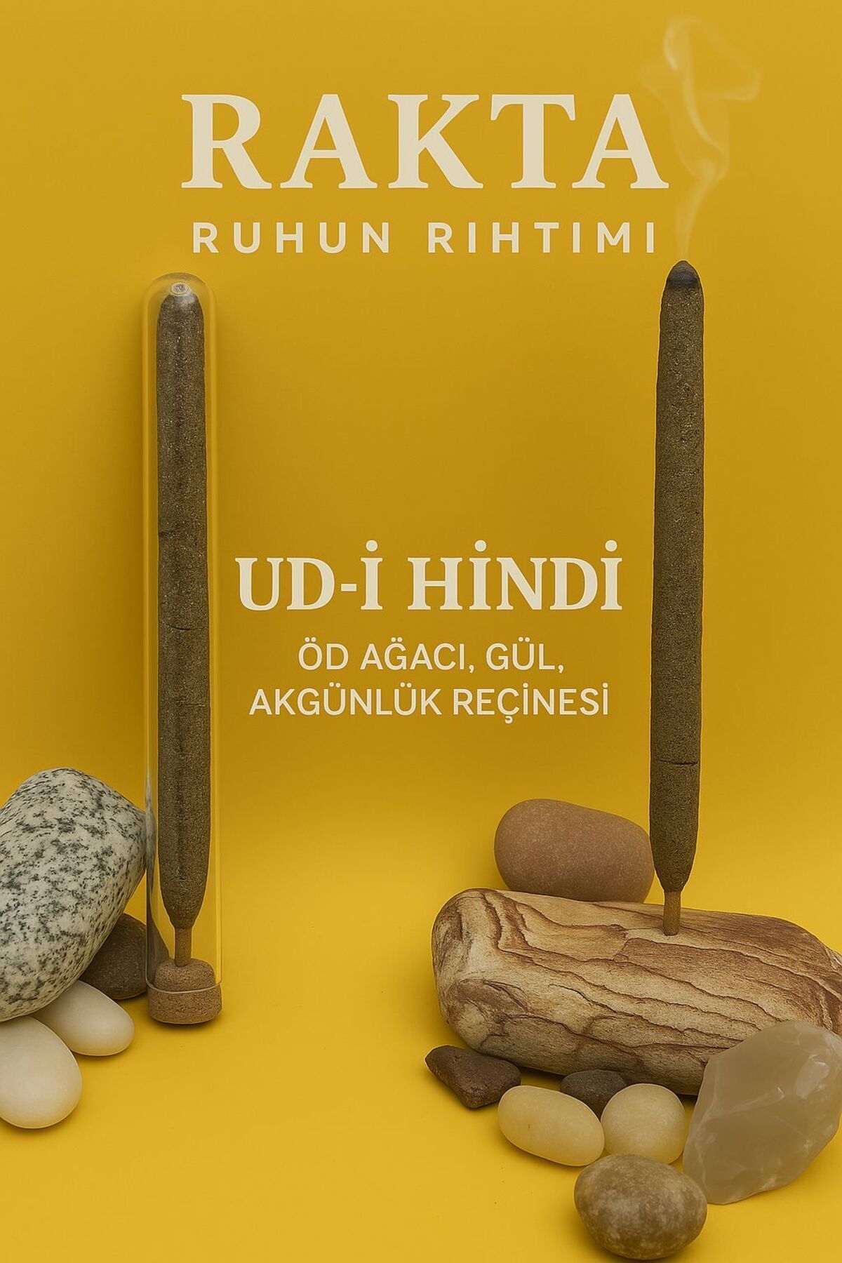 SerenityHaven EL YAPIMI TÜTSÜ VE ODA KOKUSU - UDİ HİNDİ