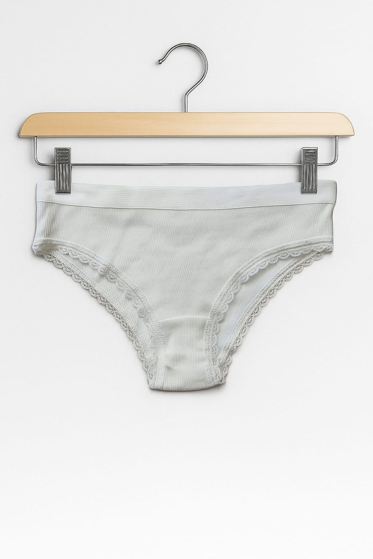 enmodaiçgiyim Ekru Kadın Kaşkorse Slip Külot