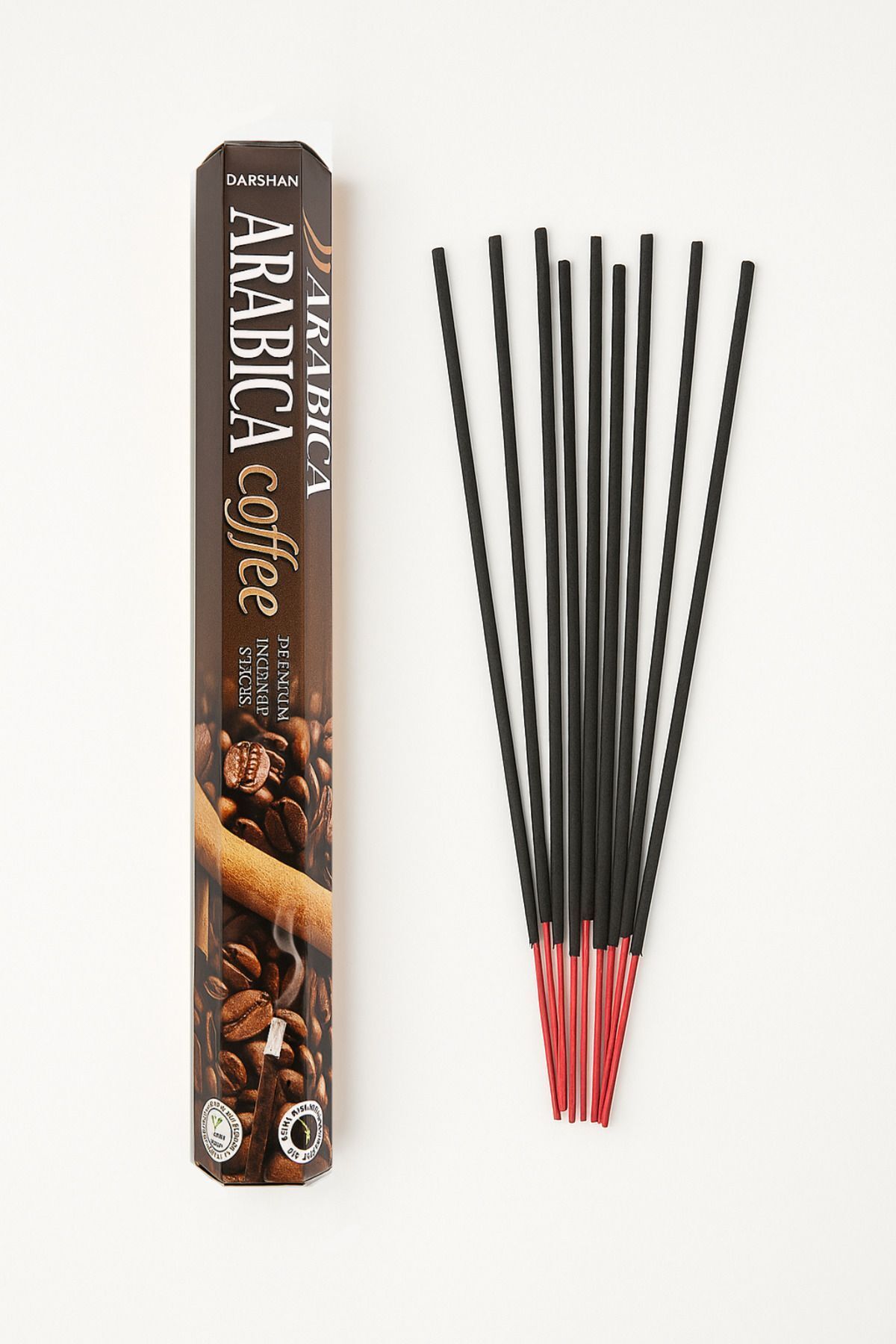SerenityHaven Doğal Kırmızı Sandal Aromalı Çubuk Tütsü | Red Sandal Incense Sticks - 20'li Paket