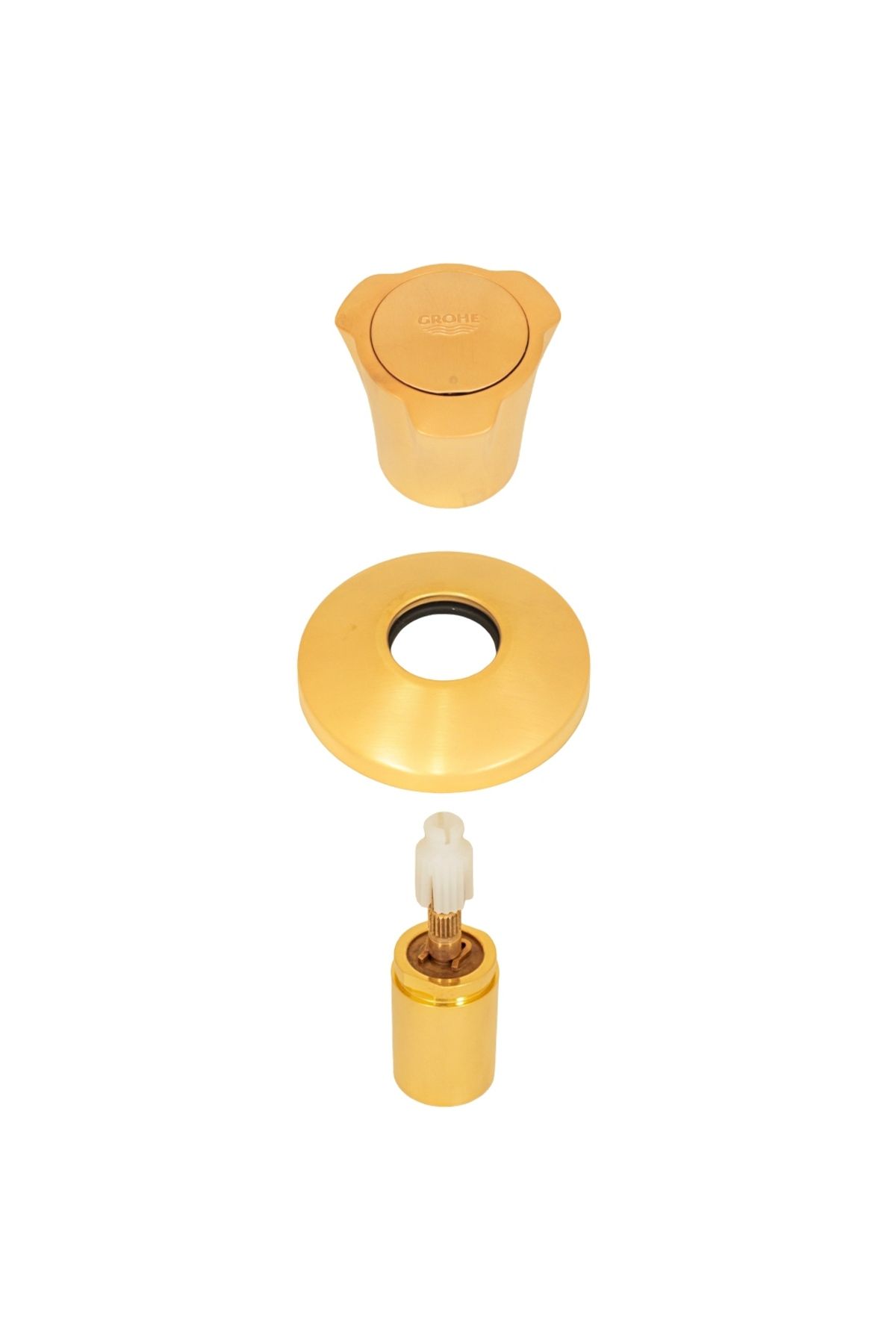 Grohe-GROHE Matte Gold Concealed Valve Handle 2