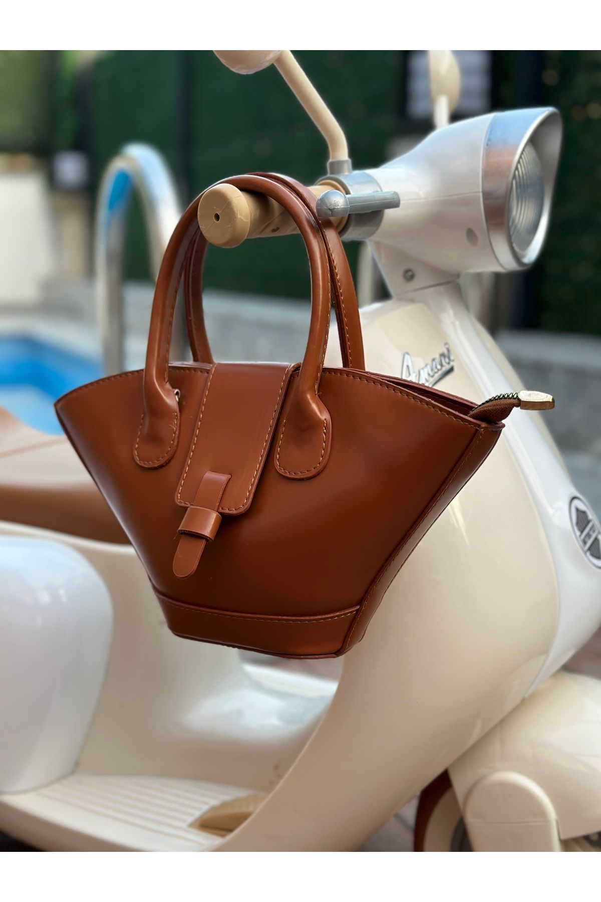 Fioranze Collection Lucia Model Taba Rengi El Ve Omuz Çantası