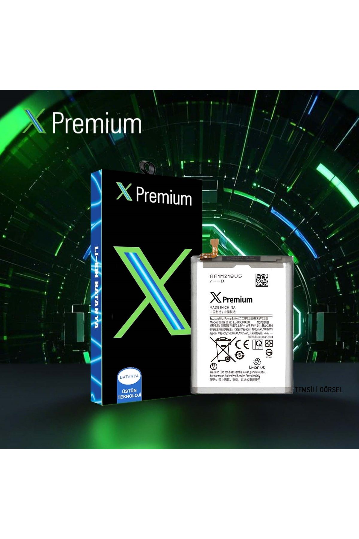 X PREMİUM X Premium Samsung A7 2015 SM A700 Batarya Pil 2600 mAh