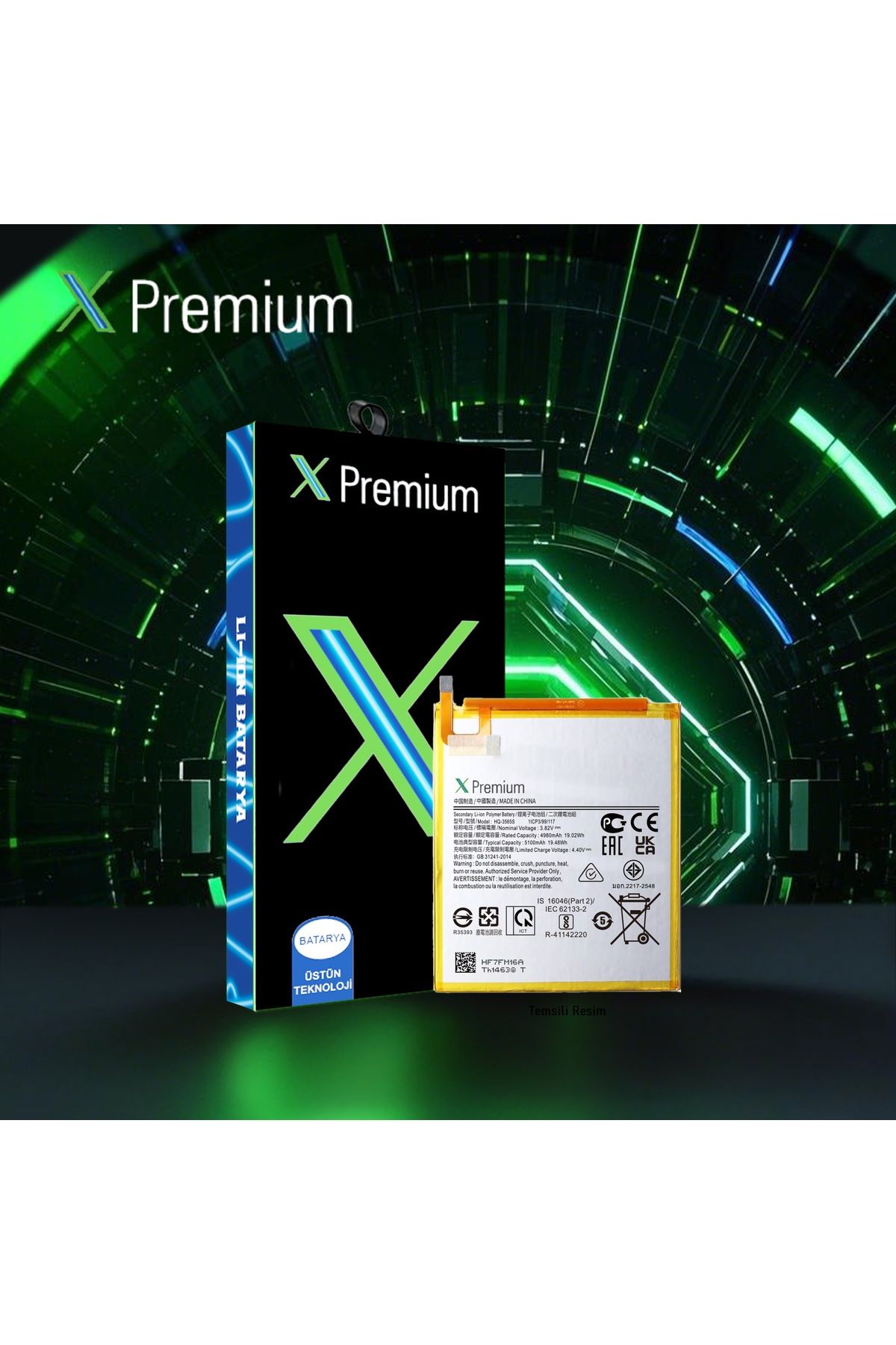 X PREMİUM X Premium Samsung Galaxy Tab A8 10.5 Sm X200 Batarya Pil