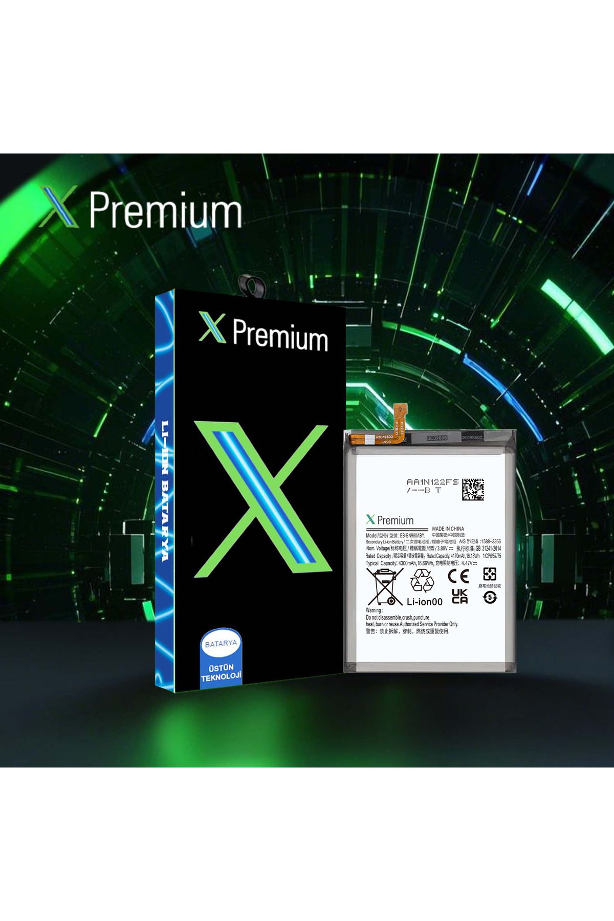 X PREMİUM X Premium Samsung Note 20 Sm N980 Batarya Pil 4300 mAh