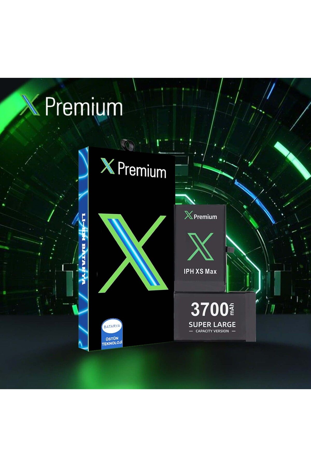 X PREMİUM X Premium iPhone Xs Max Yüksek Kapasiteli Batarya Pil 3590 mAh