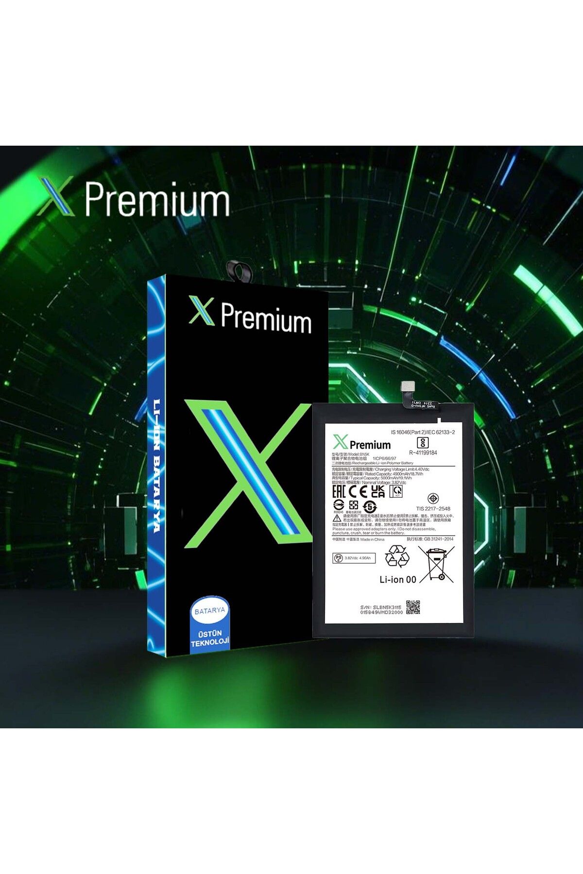 X PREMİUM X Premium Xiaomi Redmi 12C BN5K Batarya Pil 5000 mAh