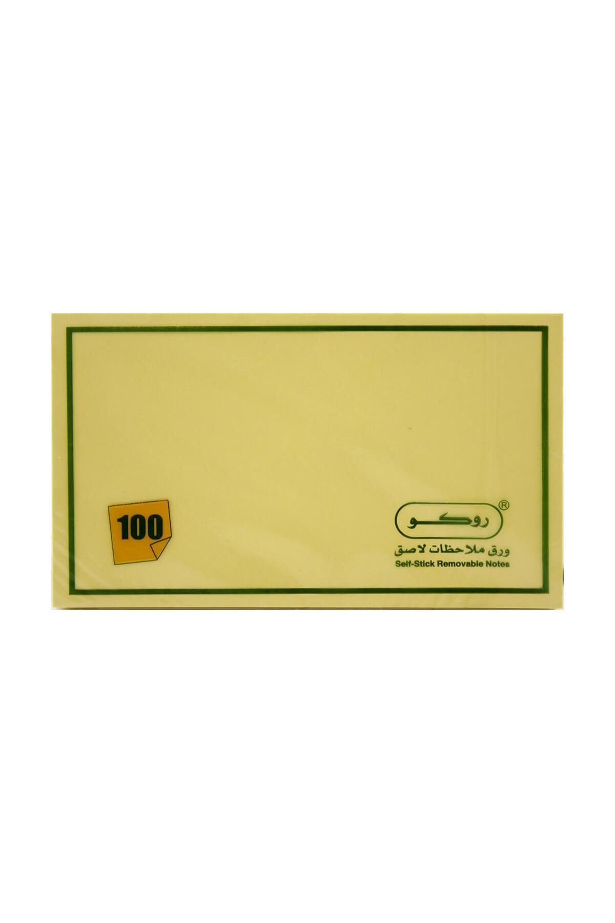 Roco-Standard Self-Stick Notes – 3" x 5", Yellow, 100 Sheets 1