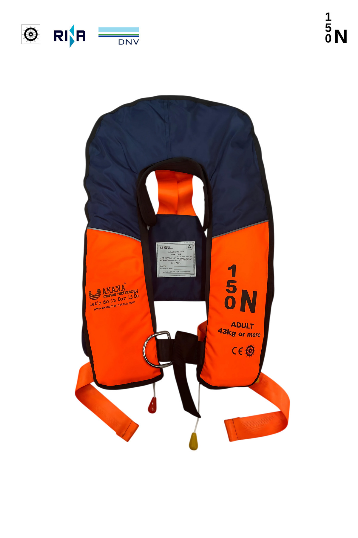 ANA CAN YELEĞİ (ŞİŞİRİLEBİLİR; 150 N)