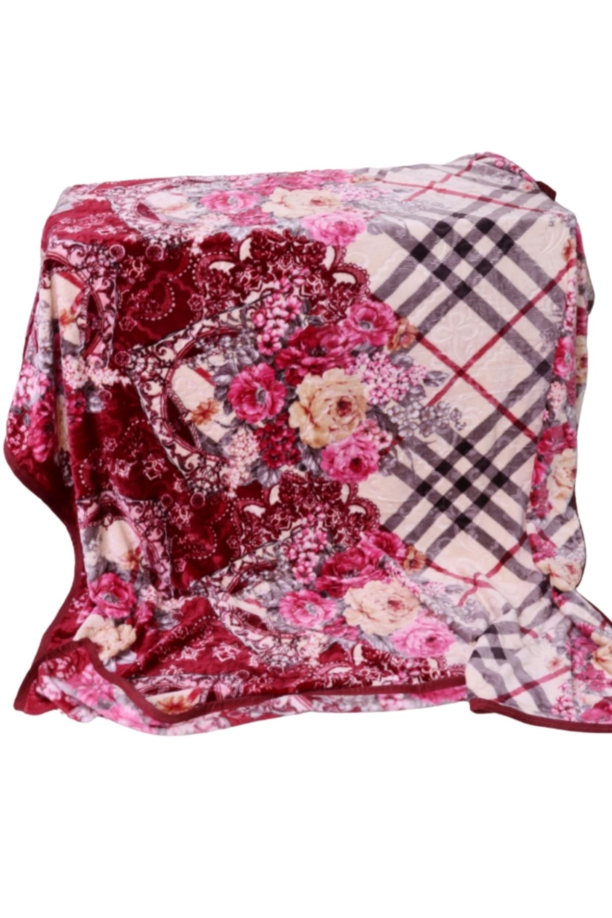 Generic-Soft and warm winter blanket, double bed blanket measuring 240 cm x 200 cm and weighing 2 kg 5
