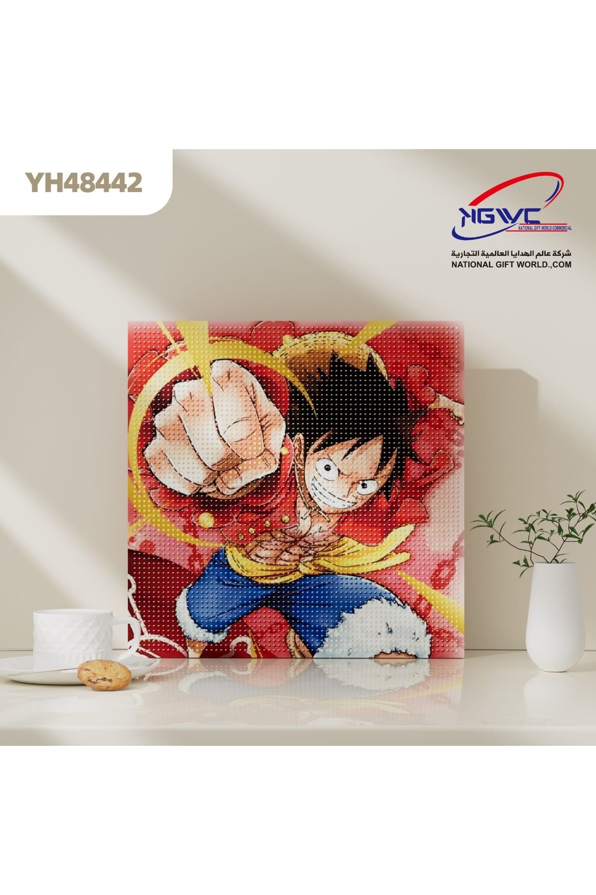 KAZUKO-Diamond painting cross stitch Luffy character design 1