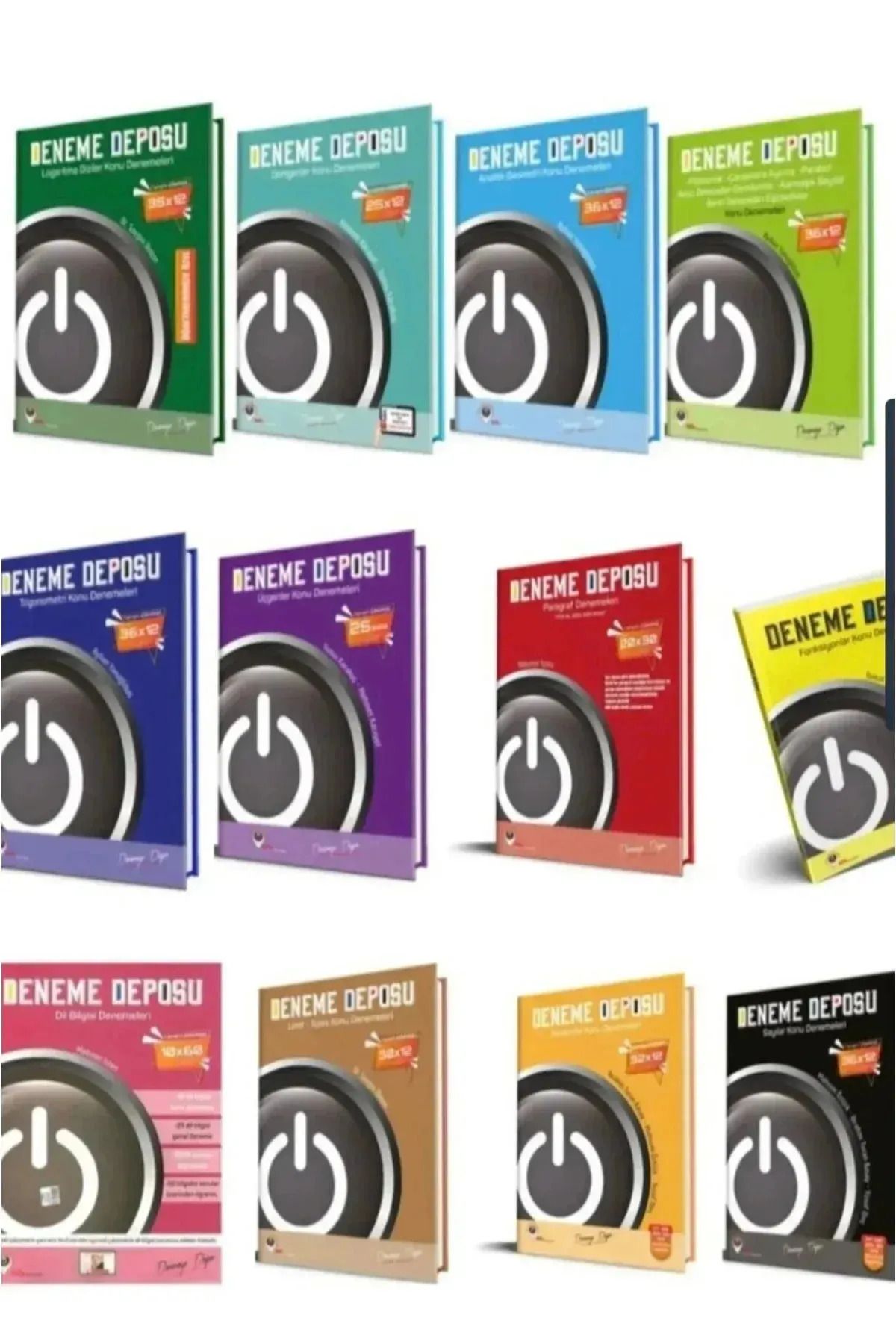 Giriş Yayınları Acil- Deneme Deposu Fasikül Deneme Seti - 12 Kitap-2025 2026