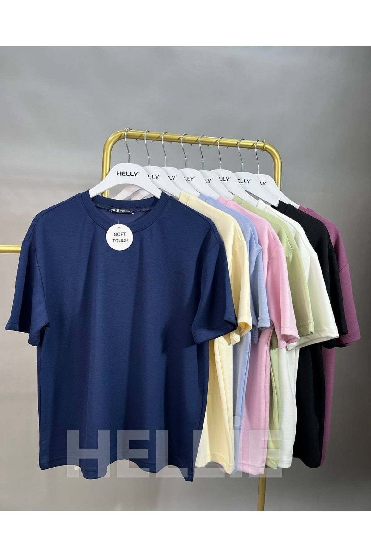 HELLİE Renkli Kısa Kollu Tişörtler